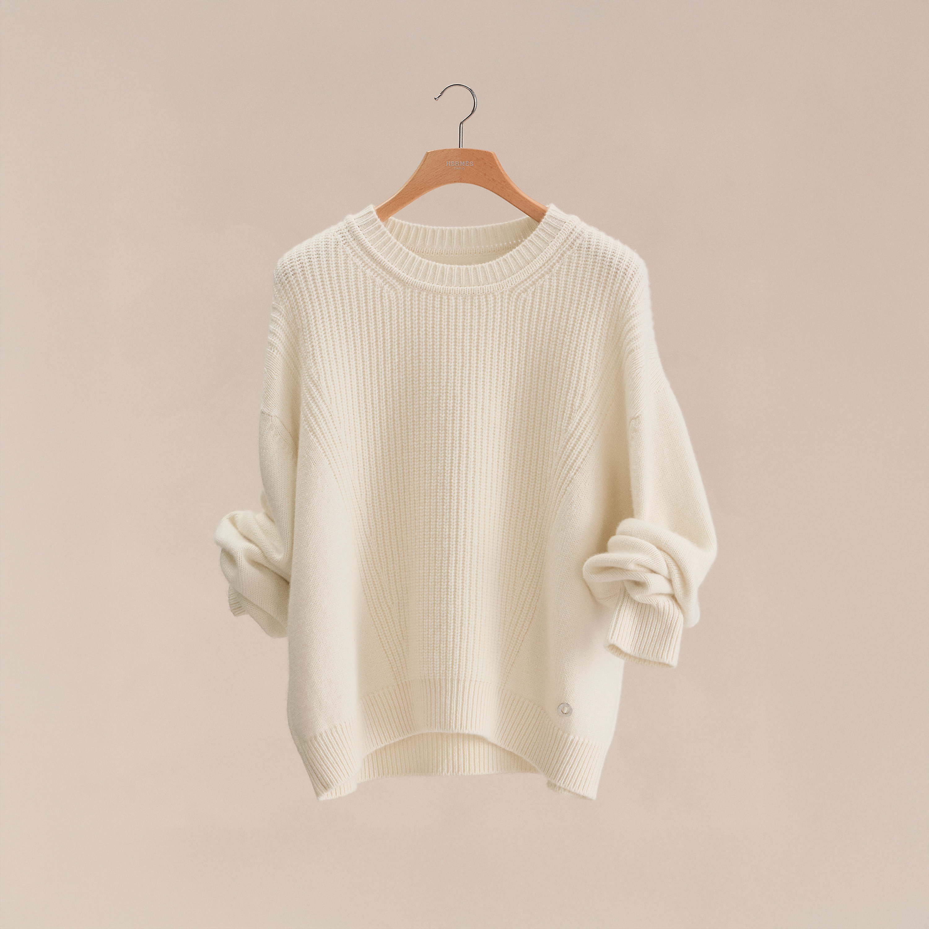 Cashmere long-sleeve sweater