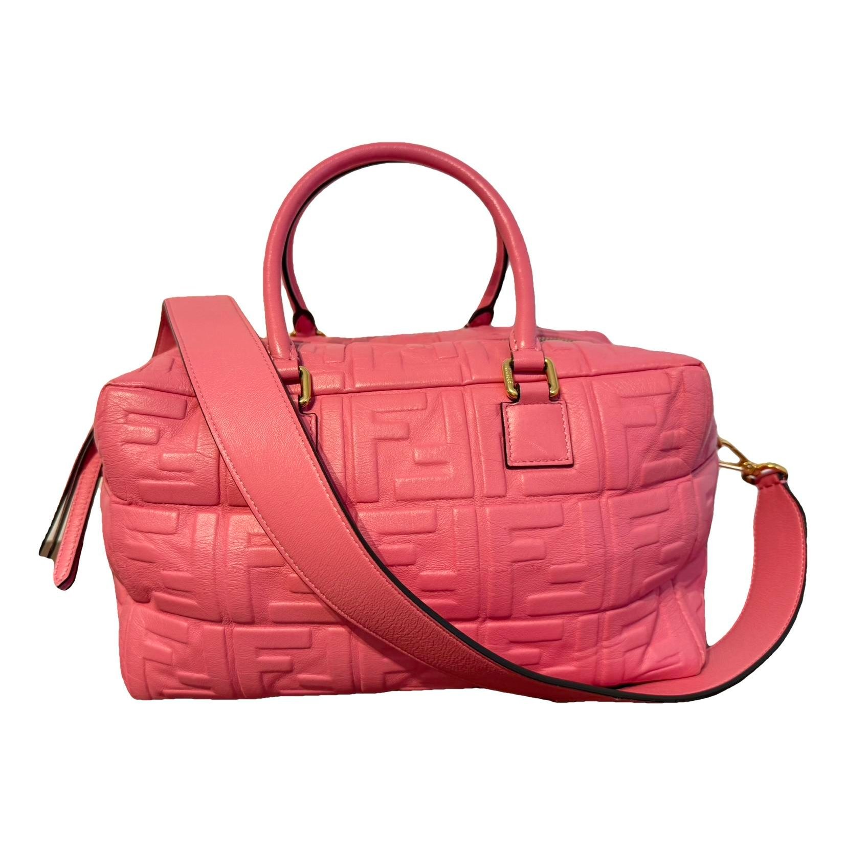 Leather bowling bag