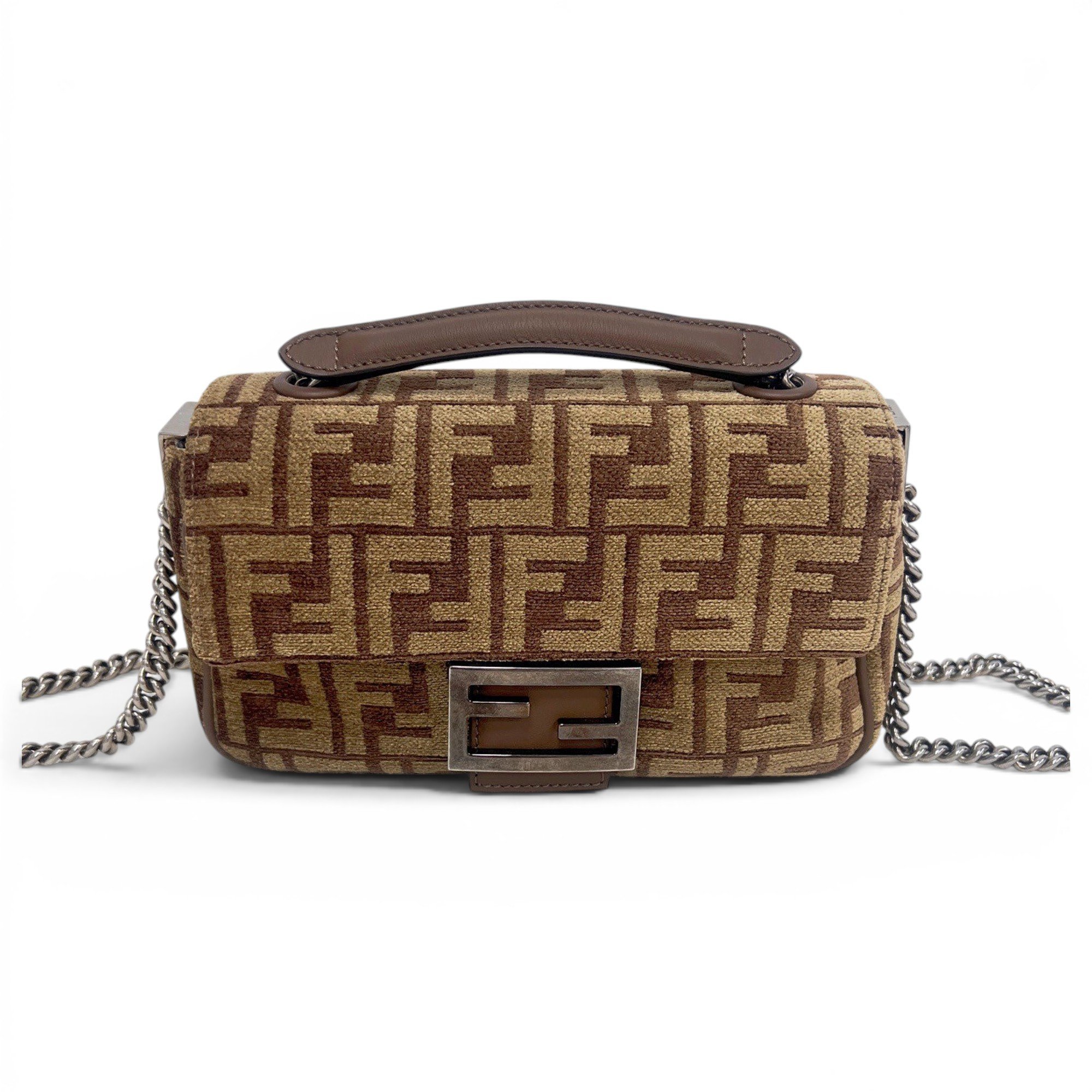 Baguette leather handbag