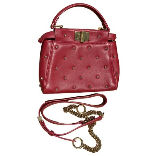 Peekaboo leather handbag