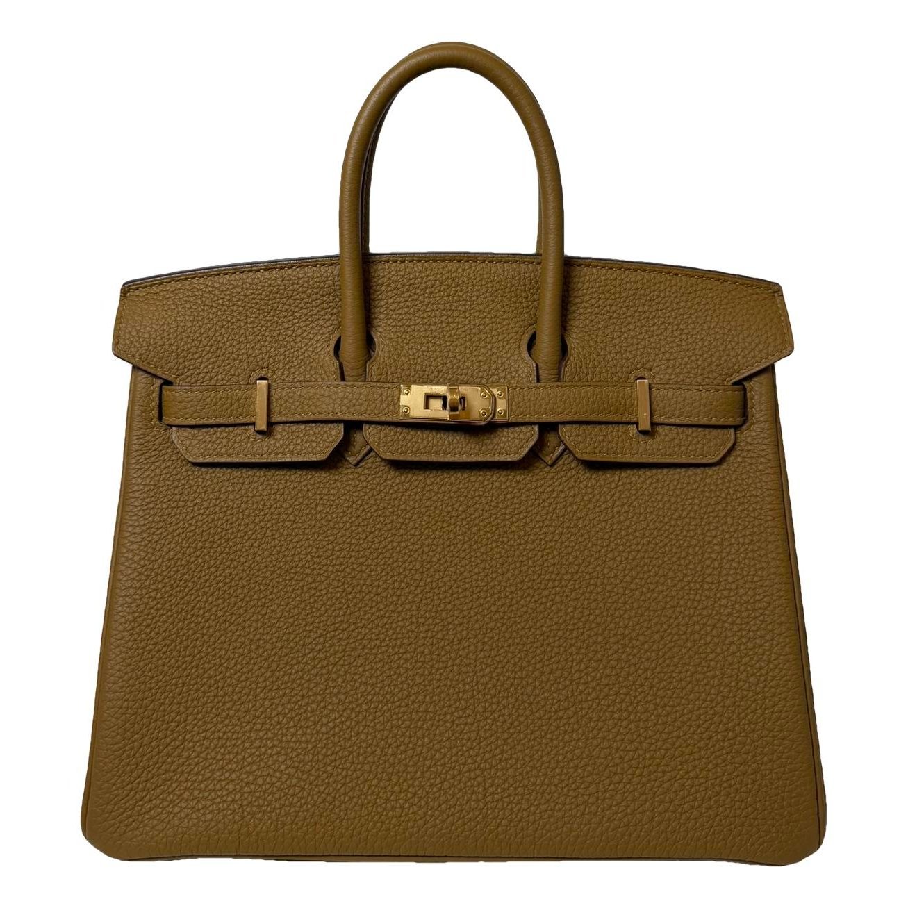 Birkin 25 leather handbag