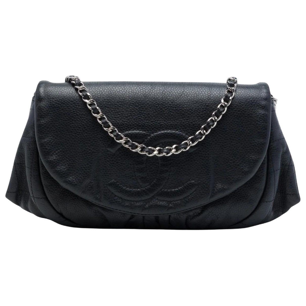 Wallet On Chain leather crossbody bag