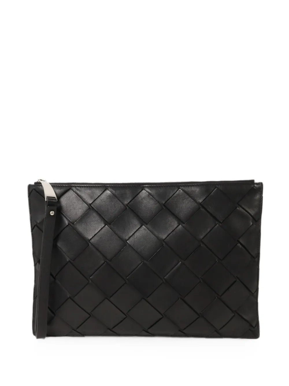 Intrecciato clutch bag