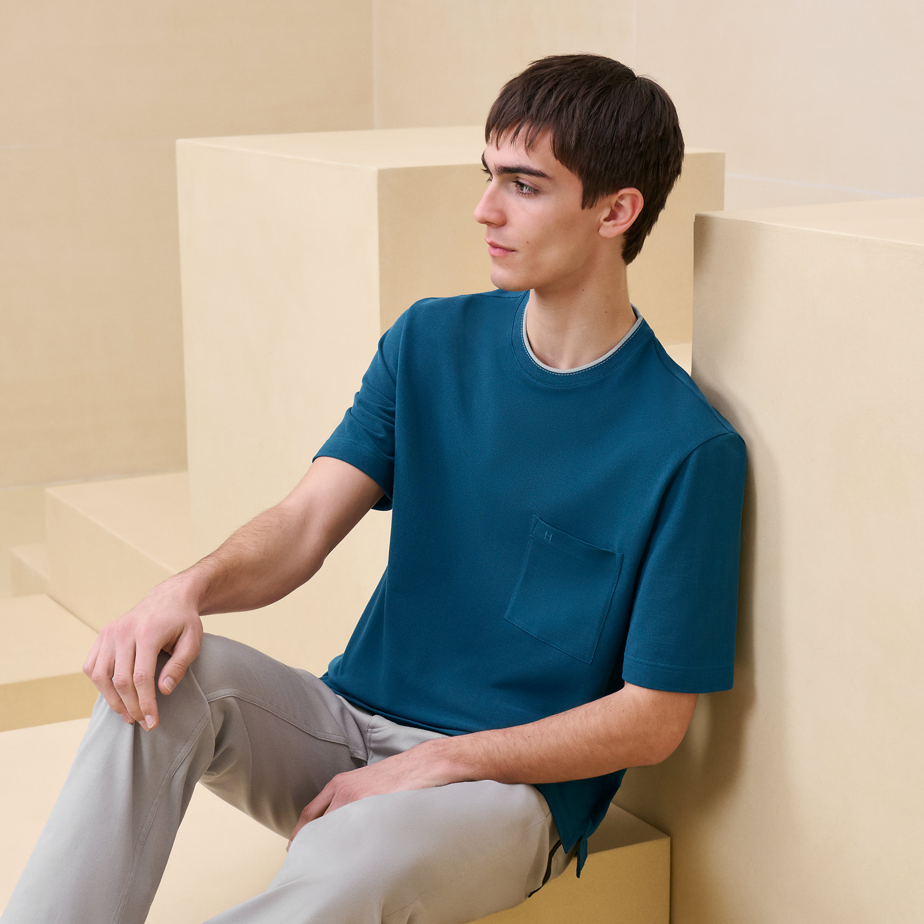 "Piqures sellier" t-shirt