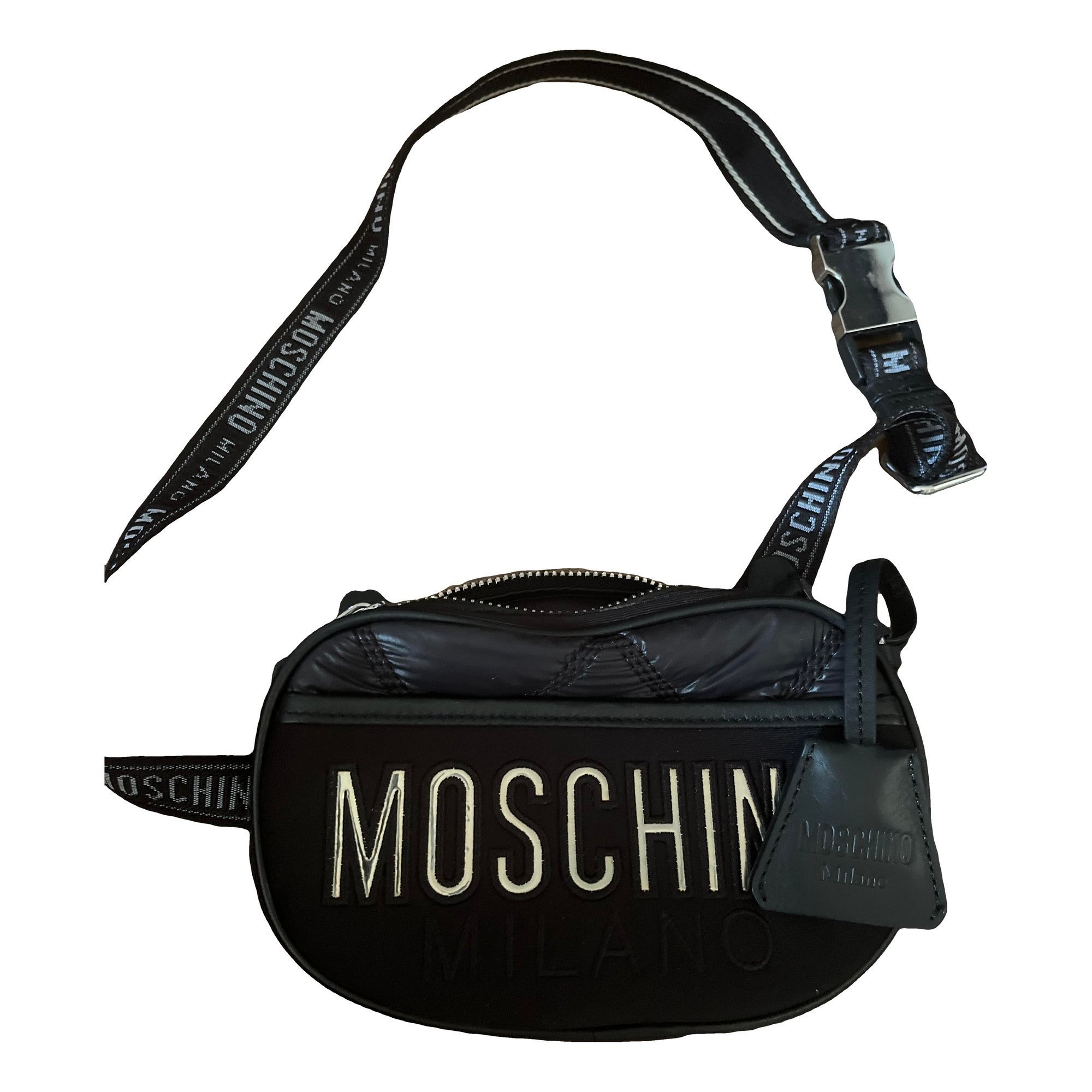 Vinyl crossbody bag