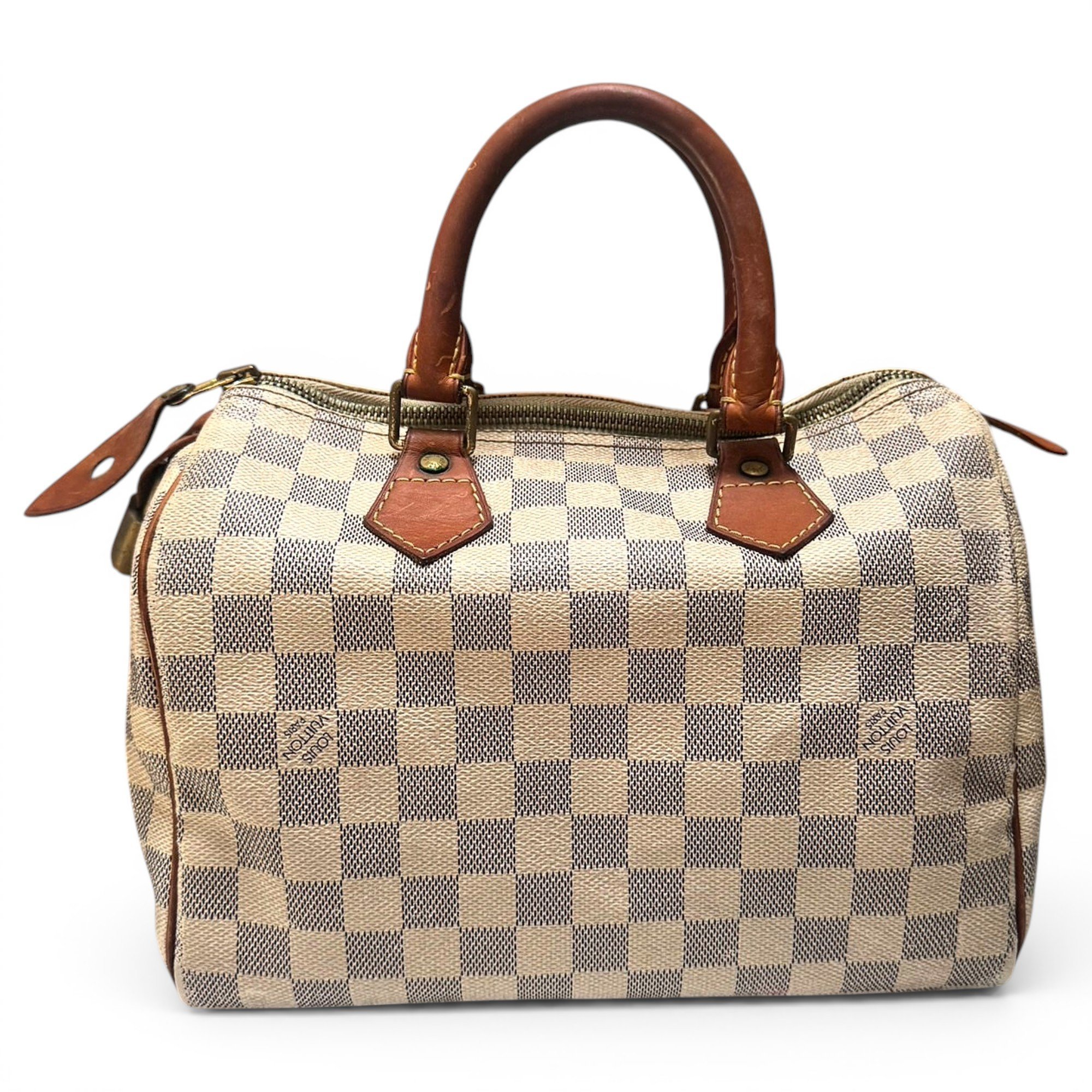 Speedy leather handbag