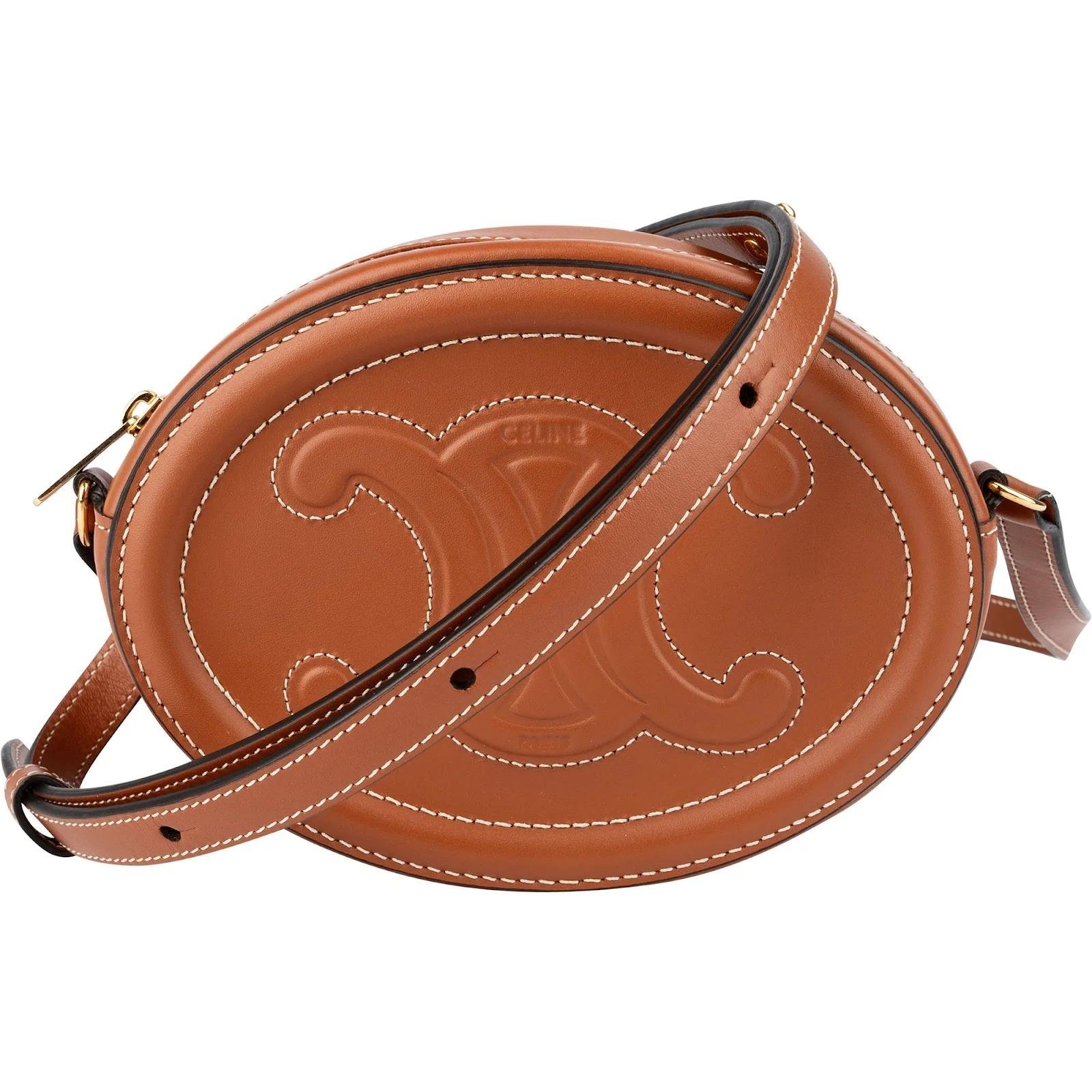 Triomphe leather crossbody bag