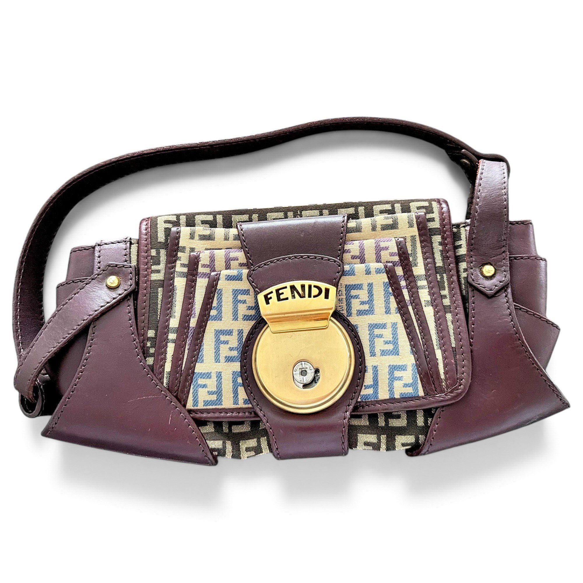 Baguette leather handbag
