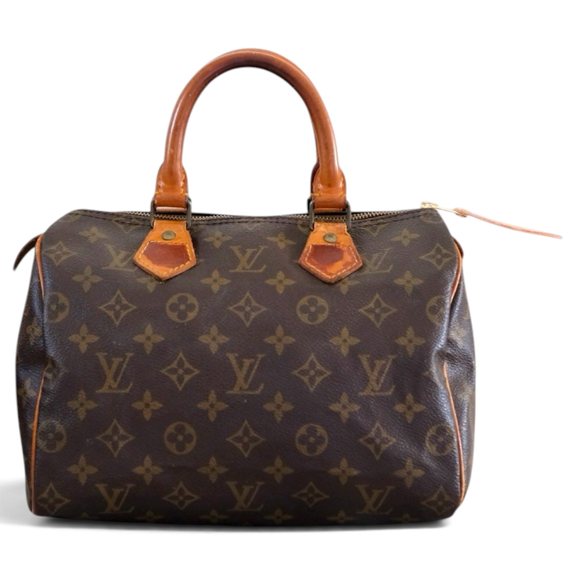 Speedy leather bowling bag
