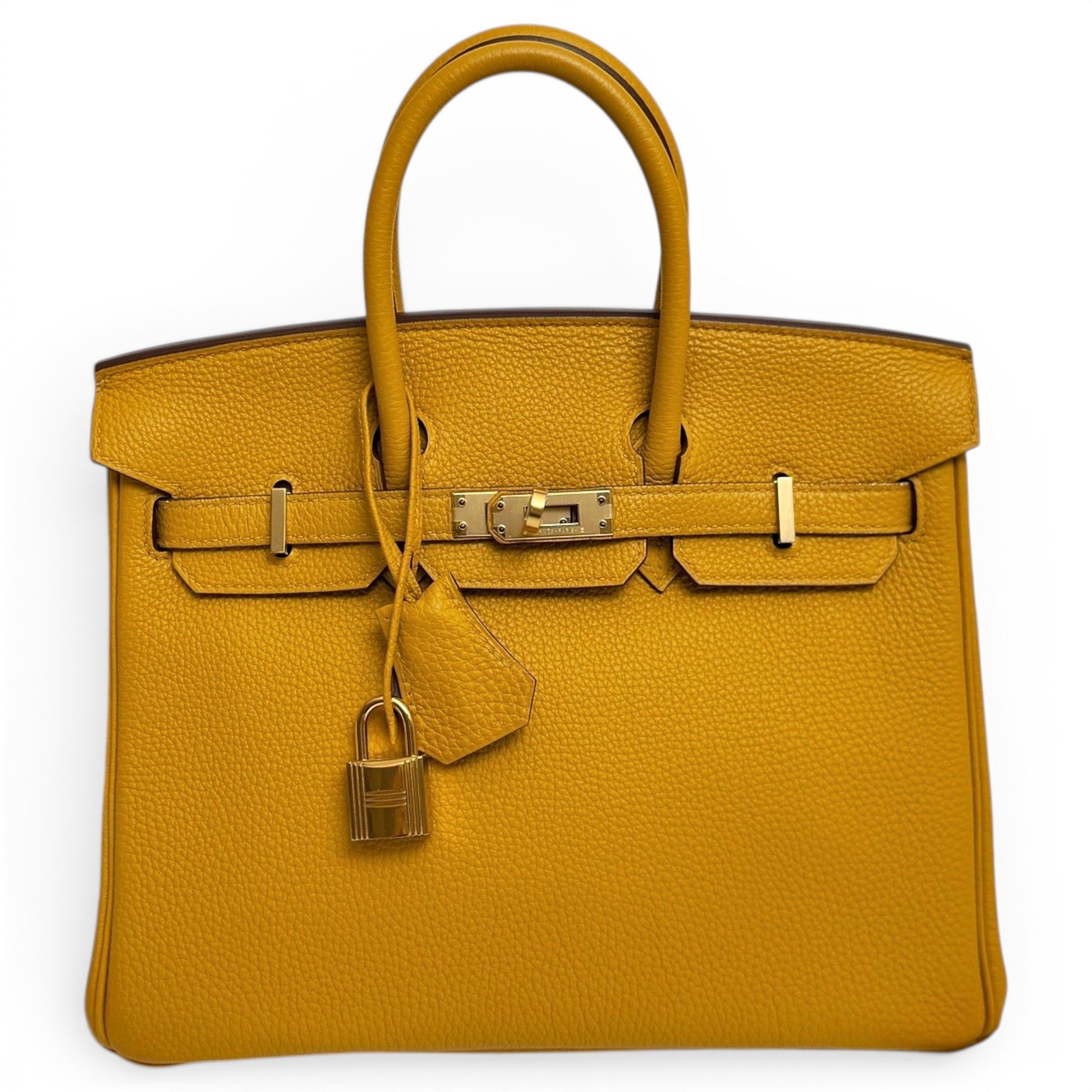 Birkin 25 leather handbag