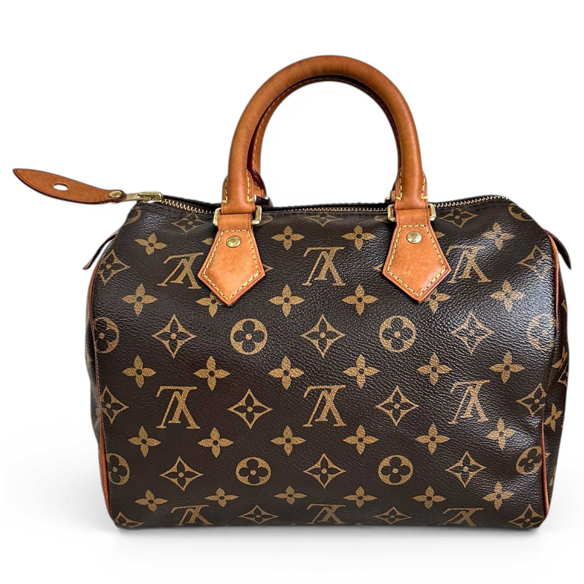 Speedy leather handbag