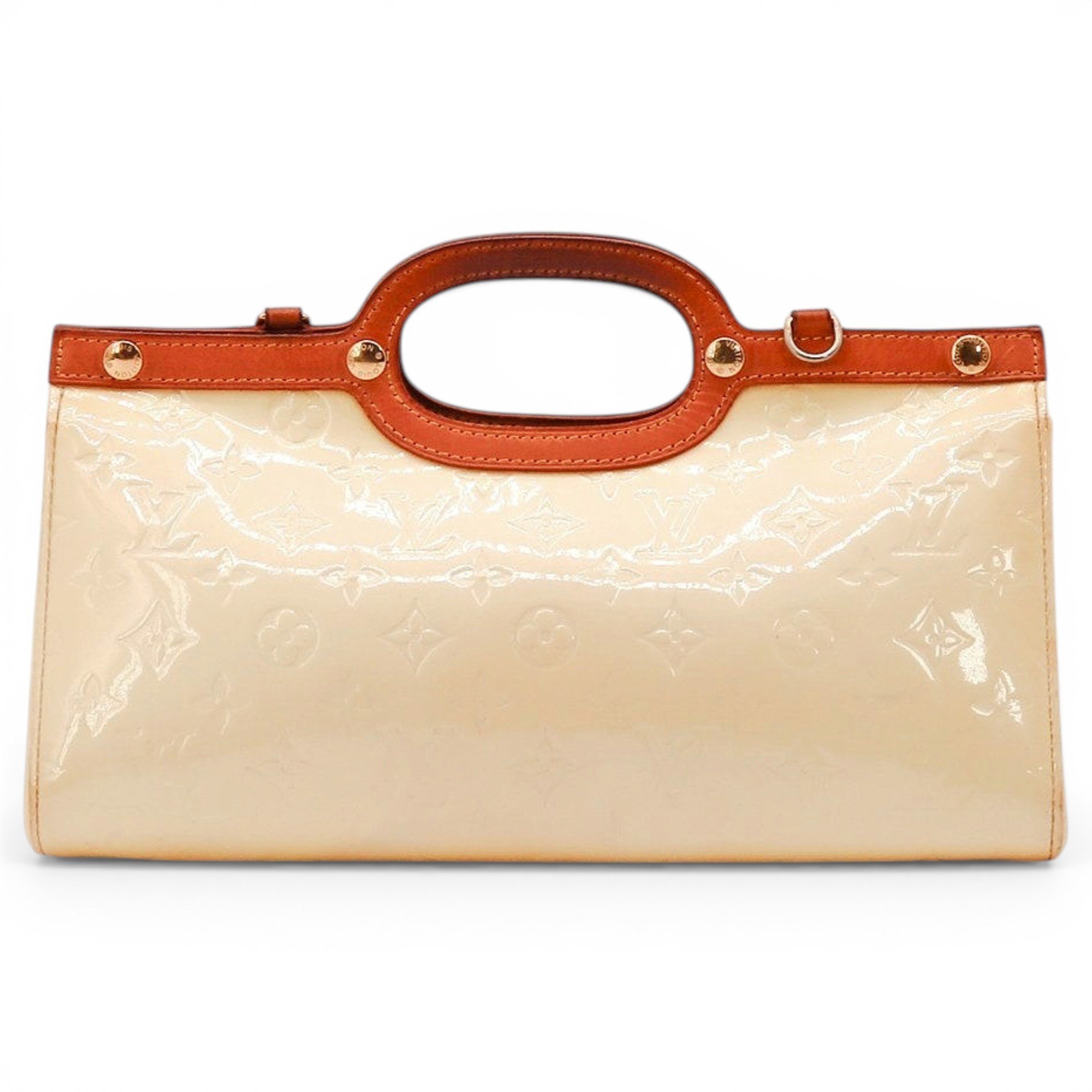 Roxbury patent leather handbag