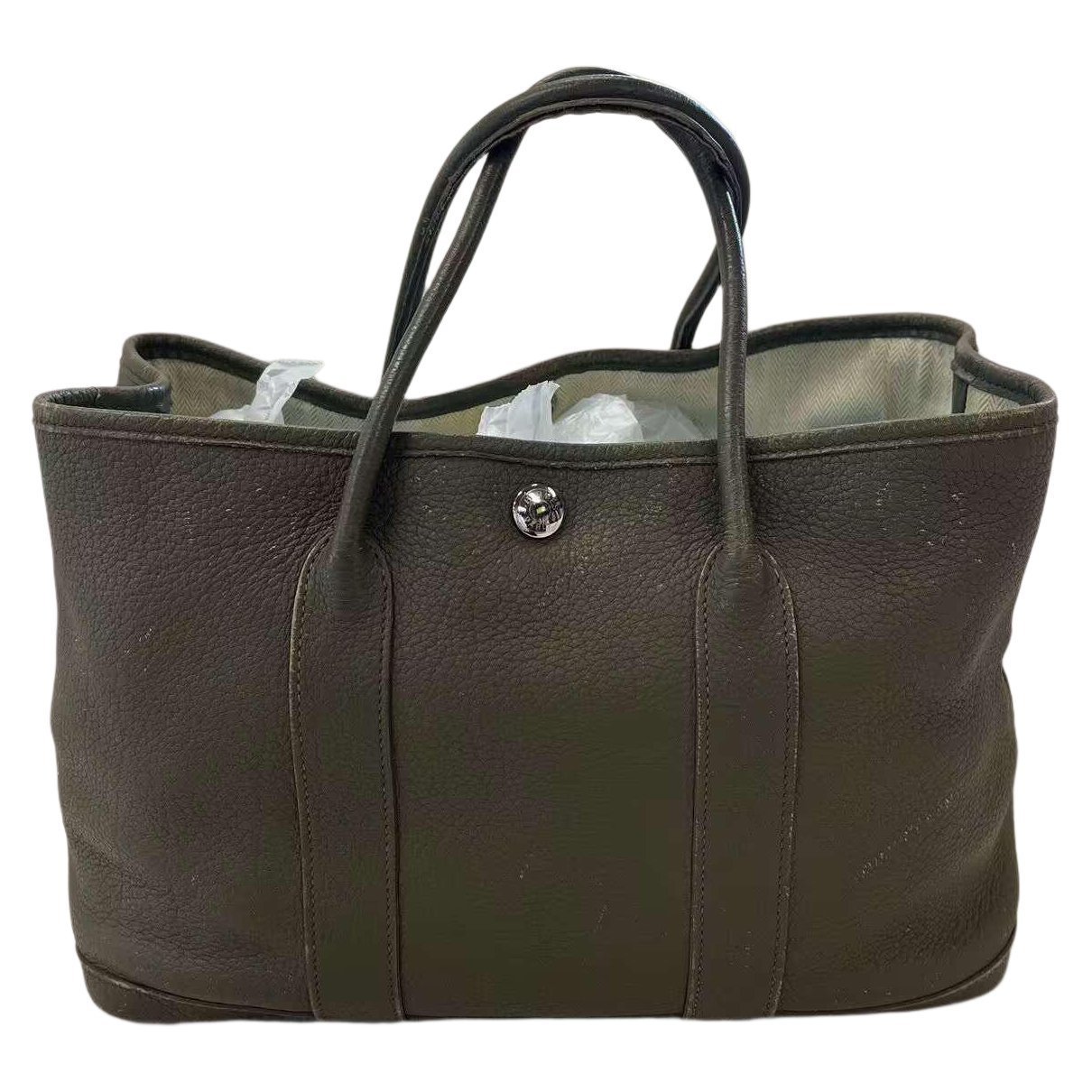 Garden Party leather handbag