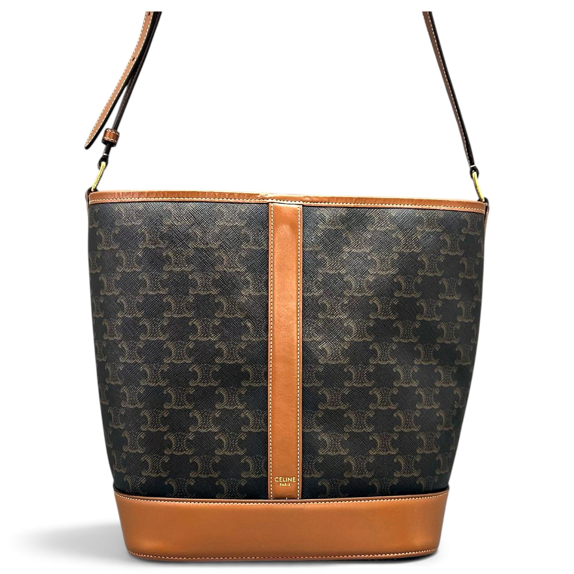 SAC SEAU leather handbag