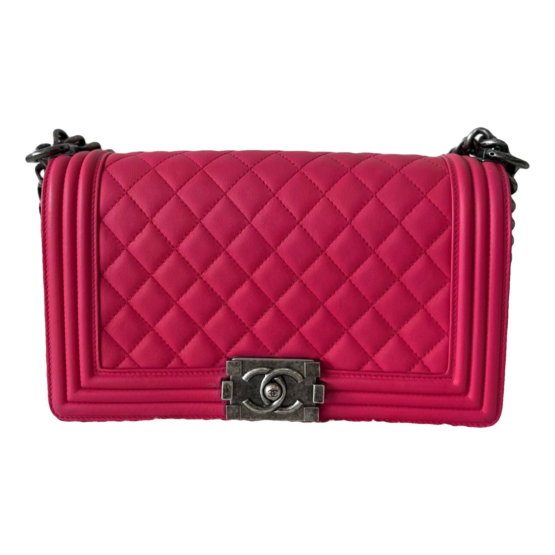 Boy leather crossbody bag