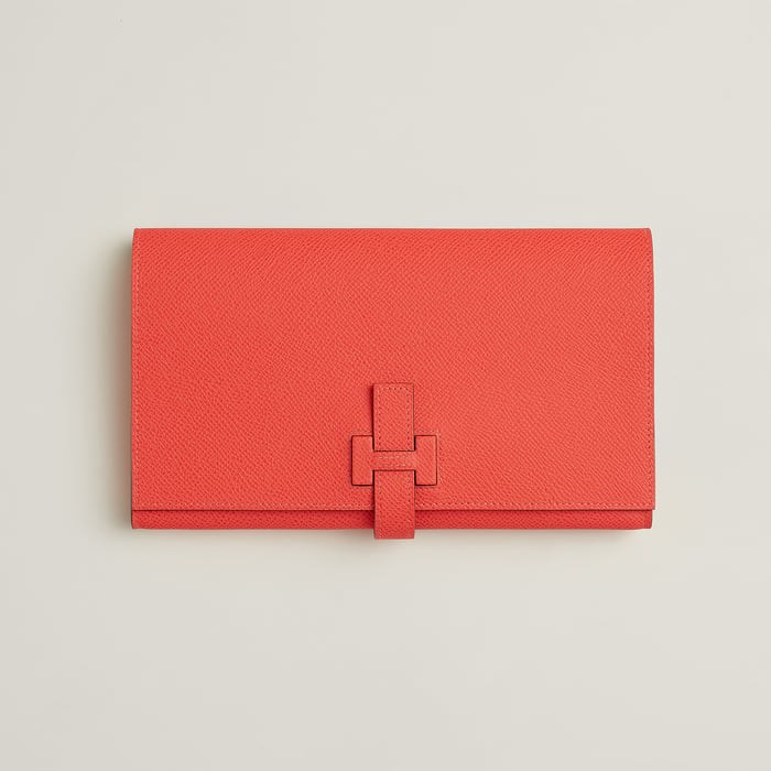Orange Field New H Passant Toutenmain Wallet