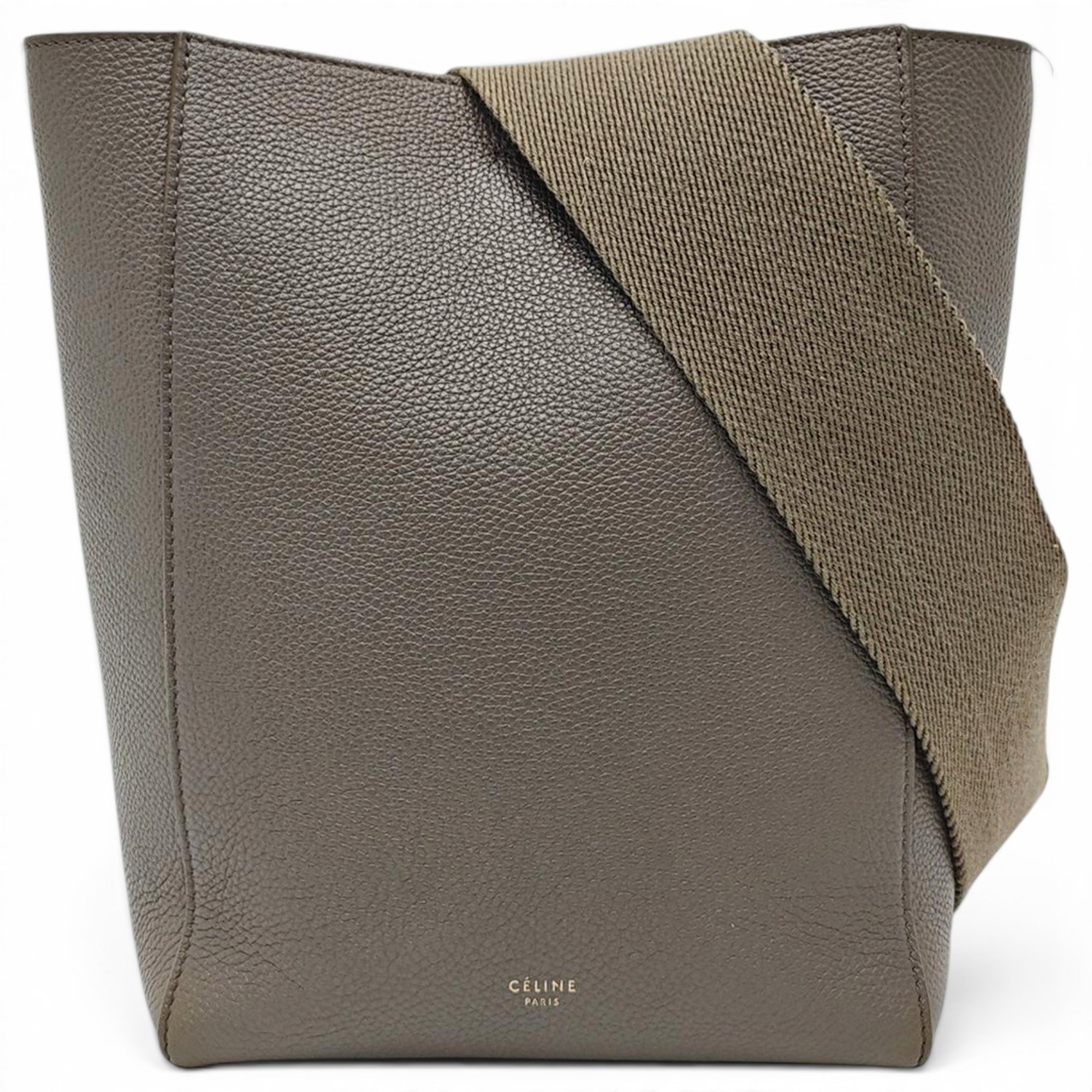 Seau Sangle leather handbag