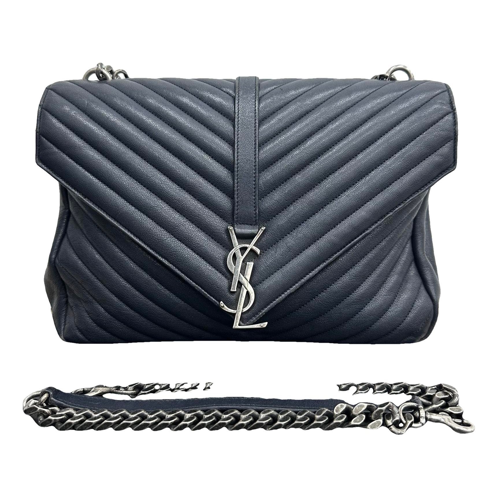 Collége monogramme leather handbag