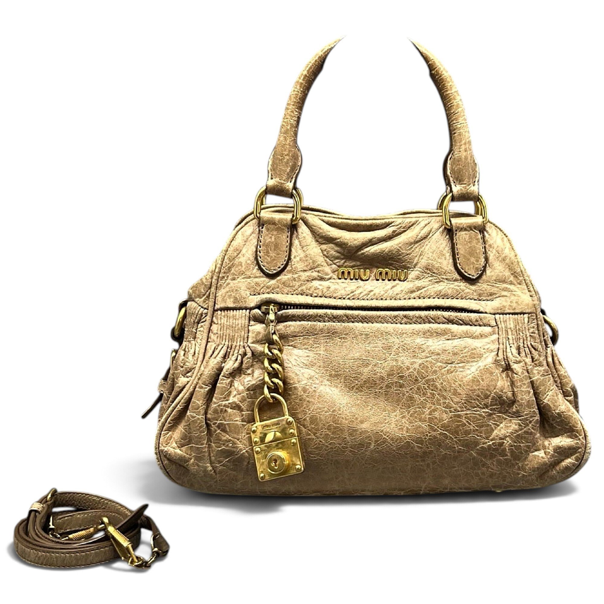 Leather handbag