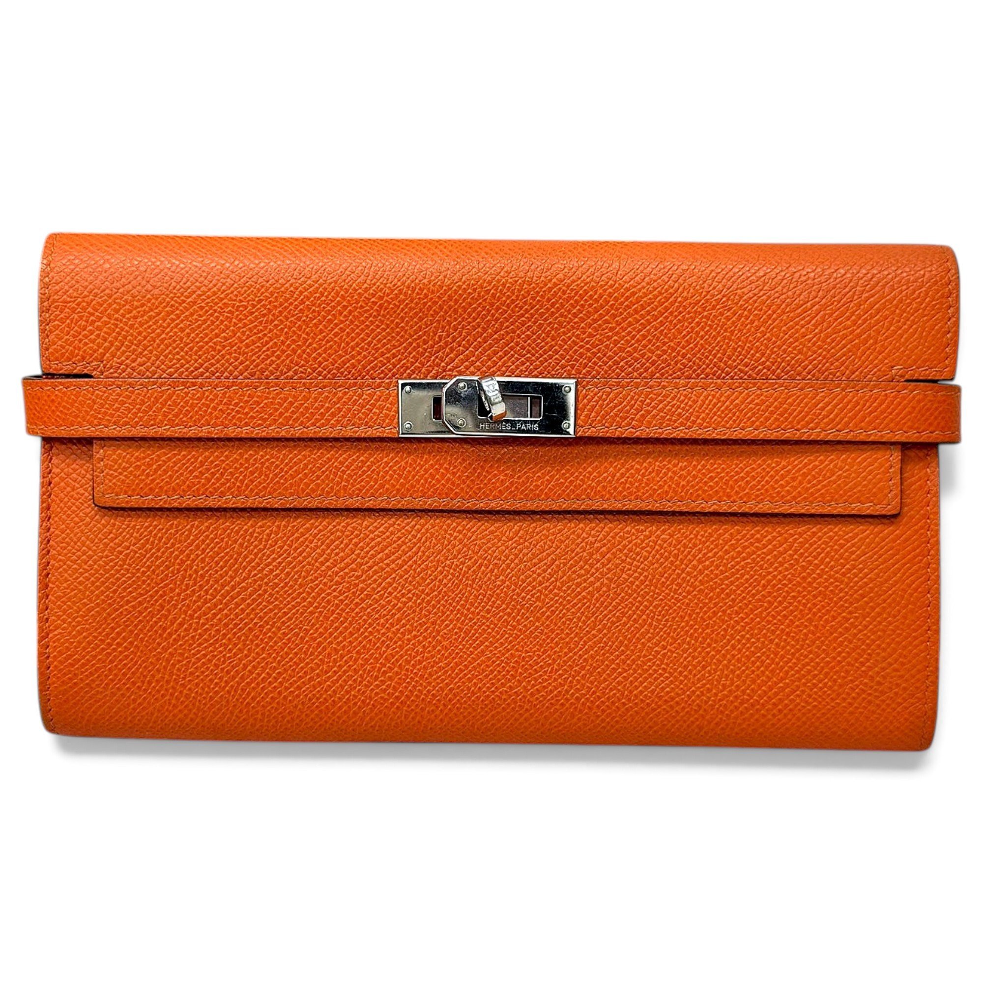 Kelly to go leather clutch bag