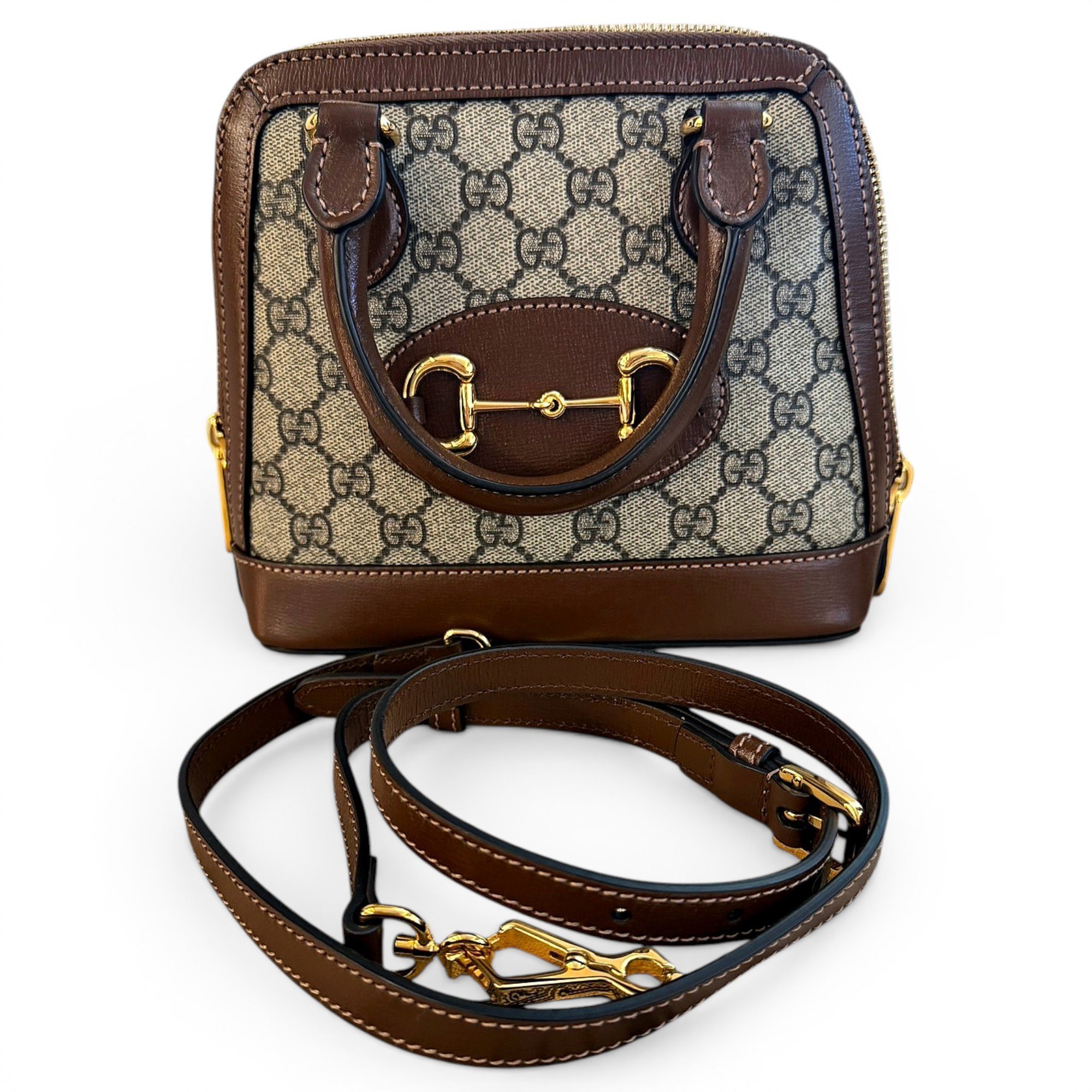 Handle Horsebit 1955 cloth handbag