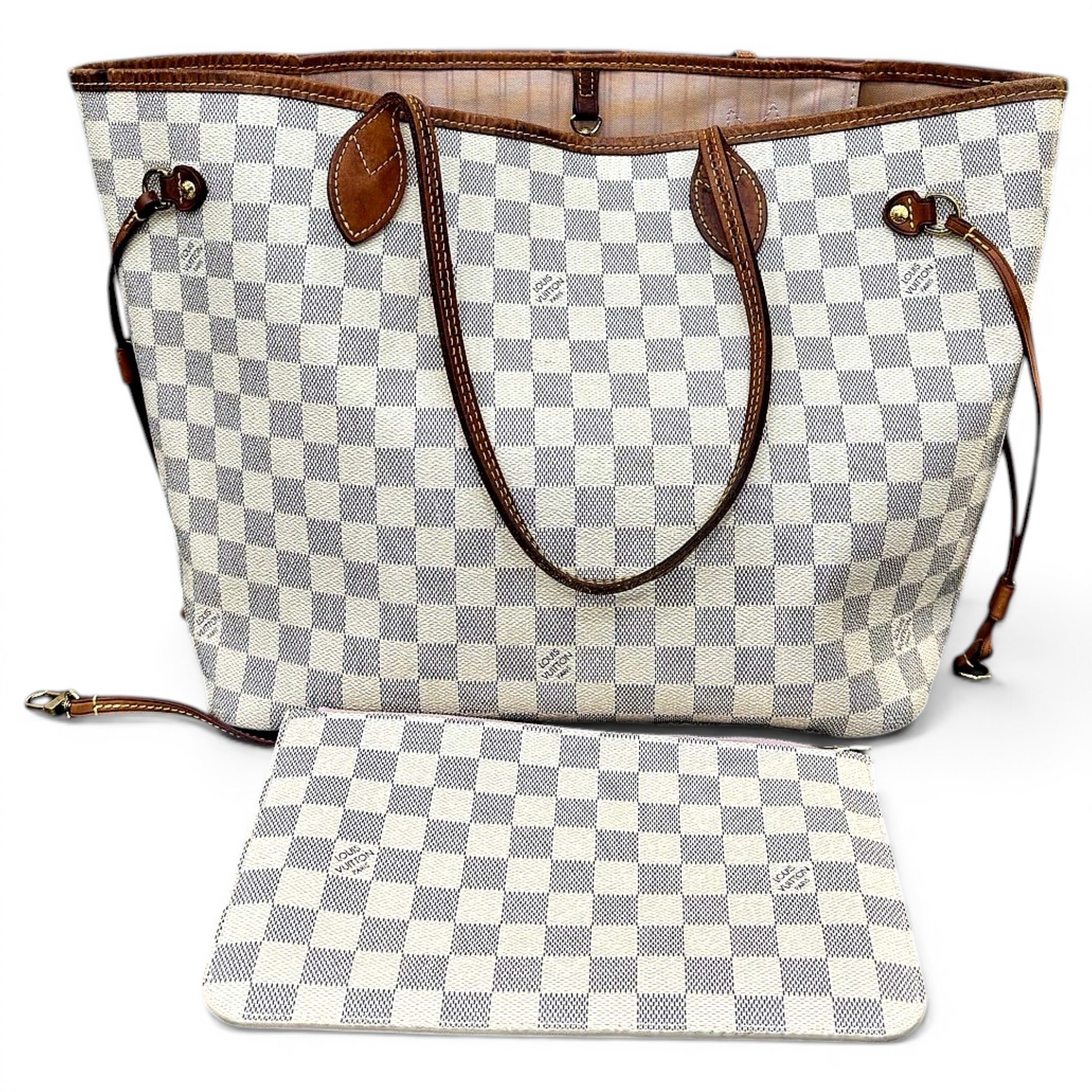 Neverfull leather tote
