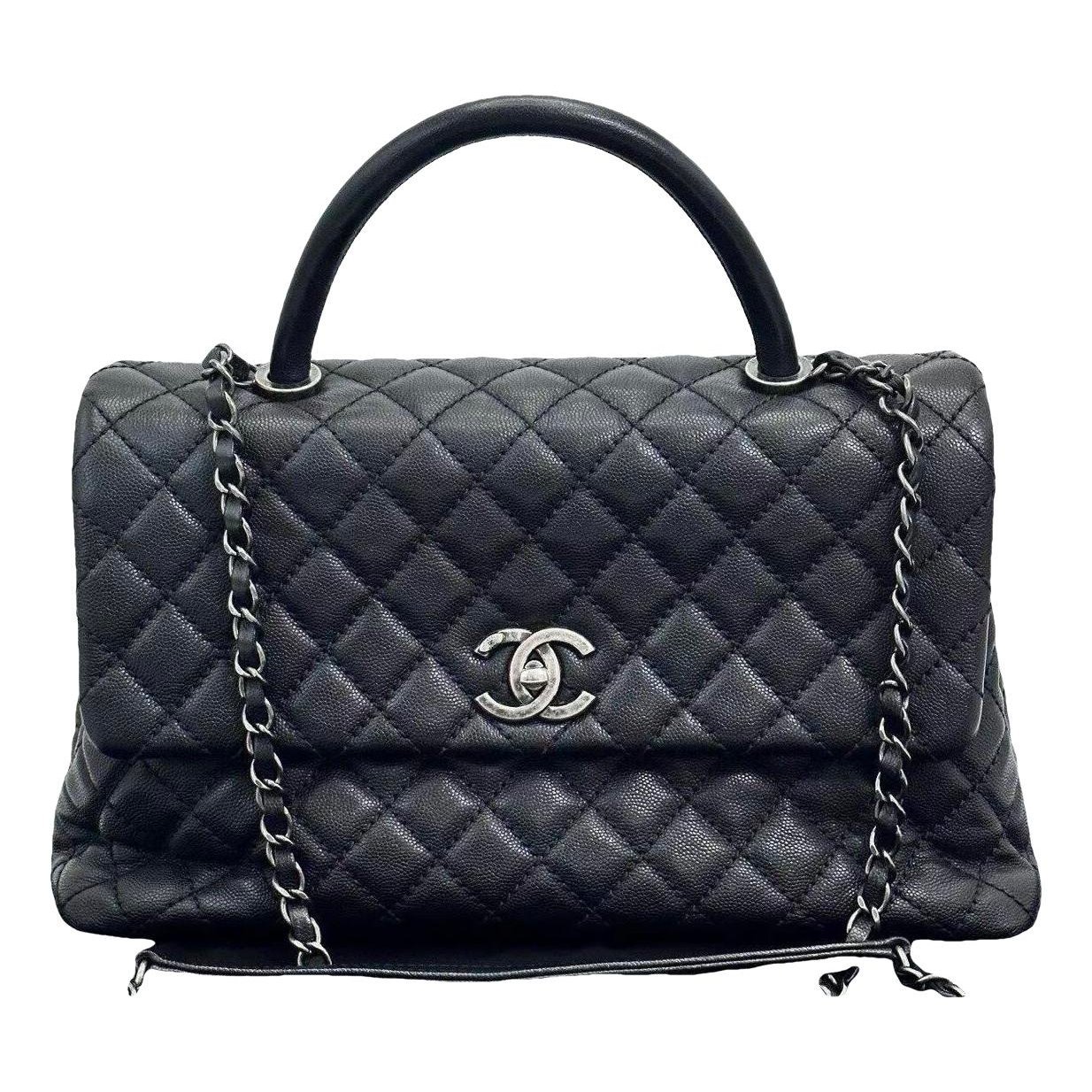 Coco Handle leather handbag