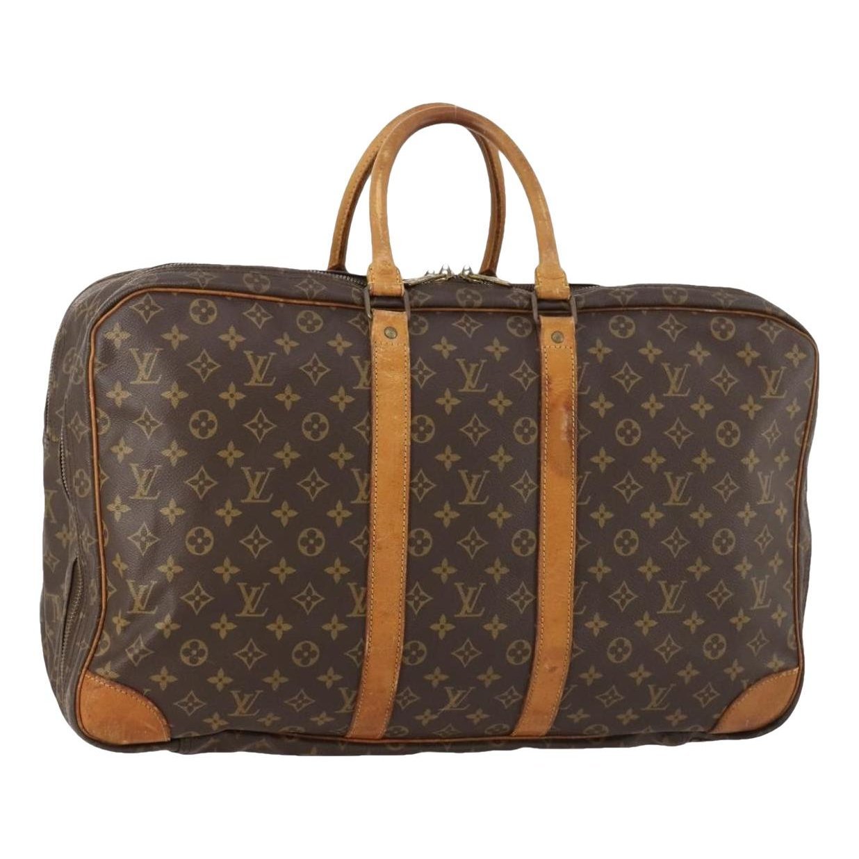 Leather travel bag