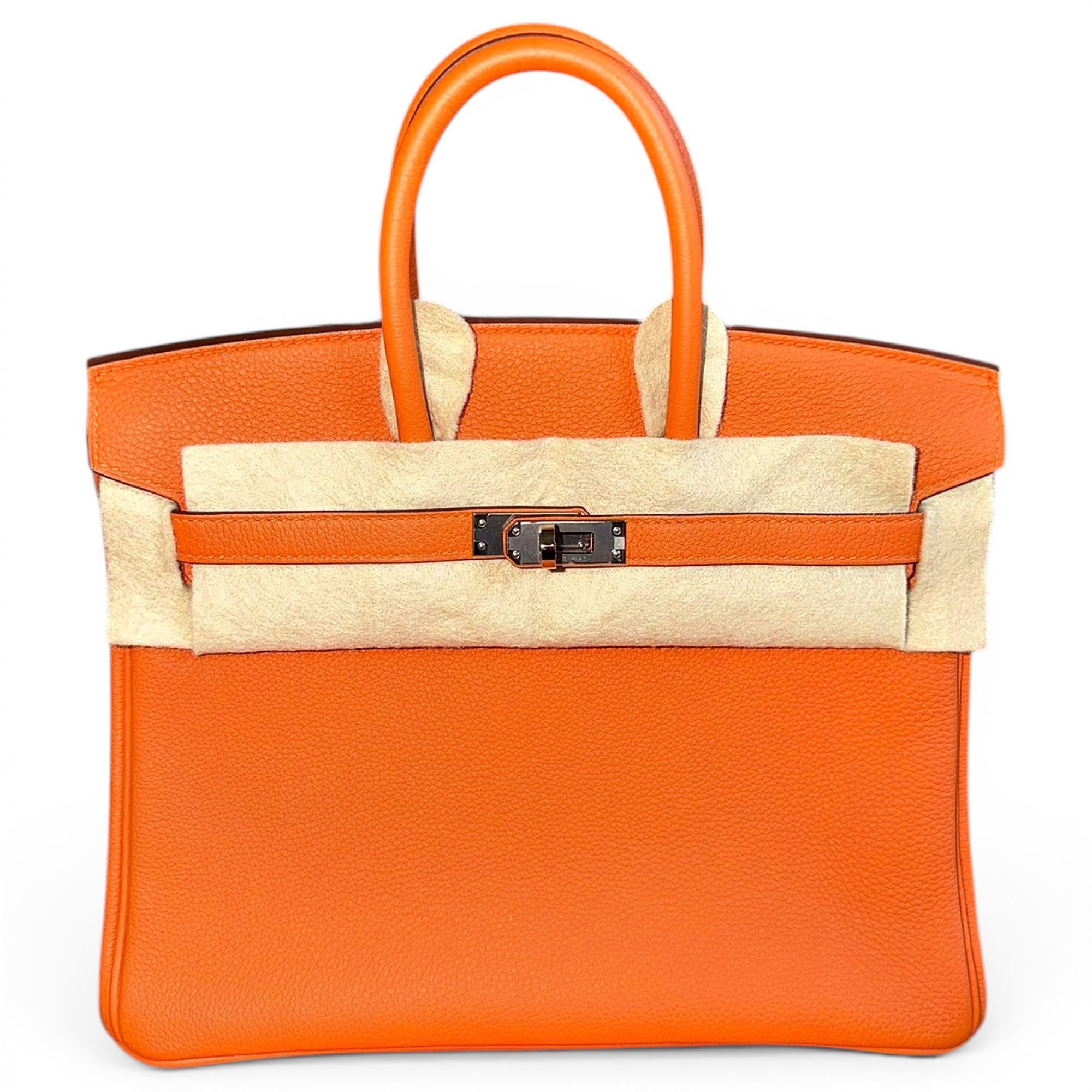 Birkin 25 leather handbag