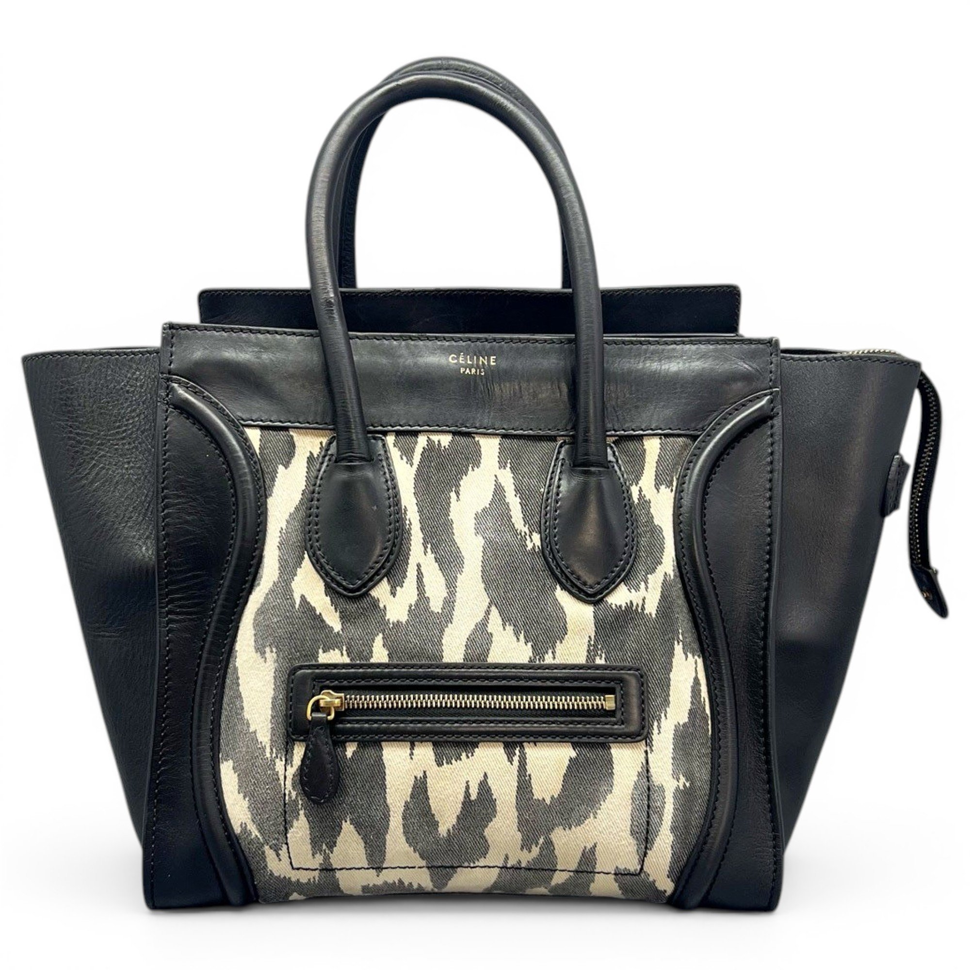 Luggage leather handbag