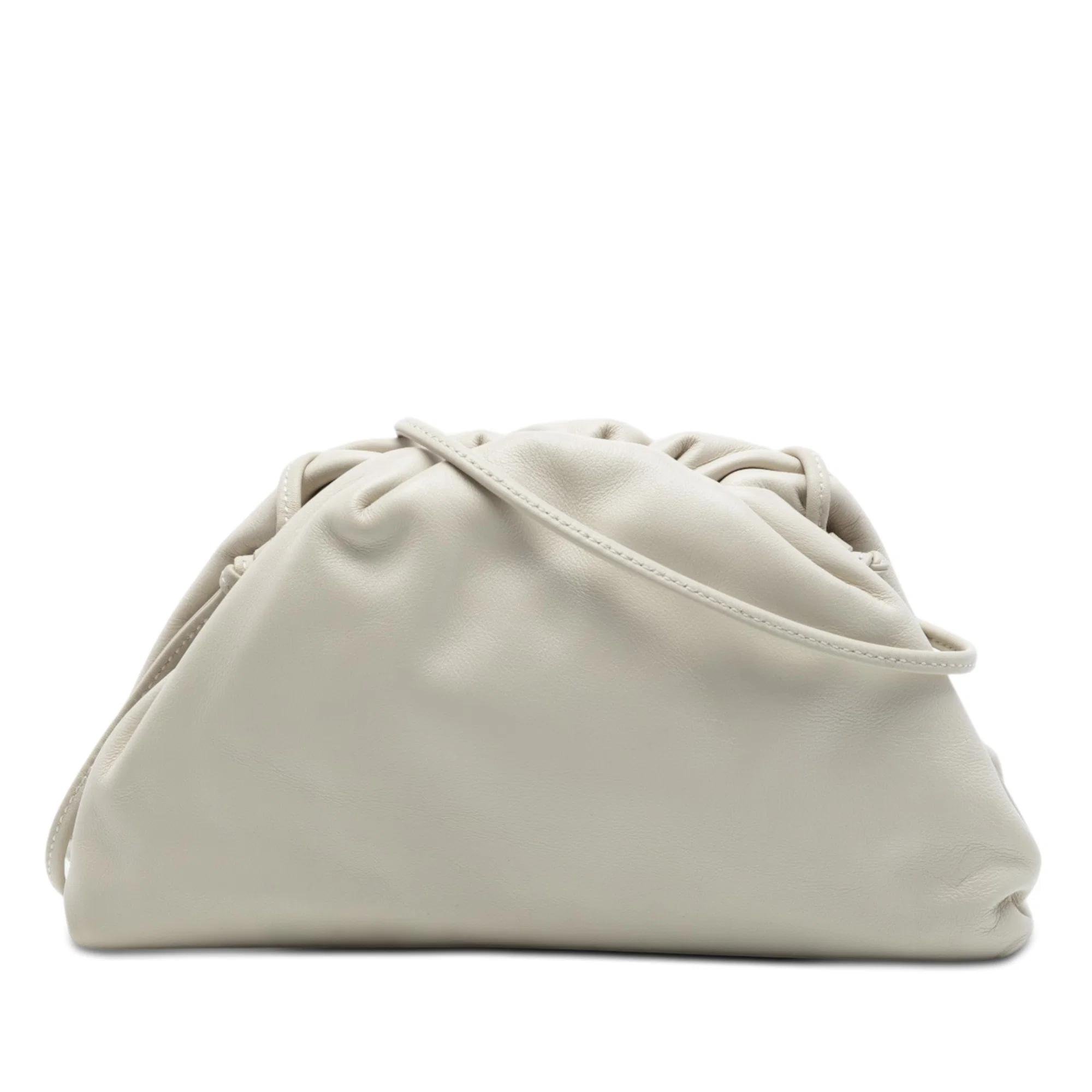 Pouch leather crossbody bag
