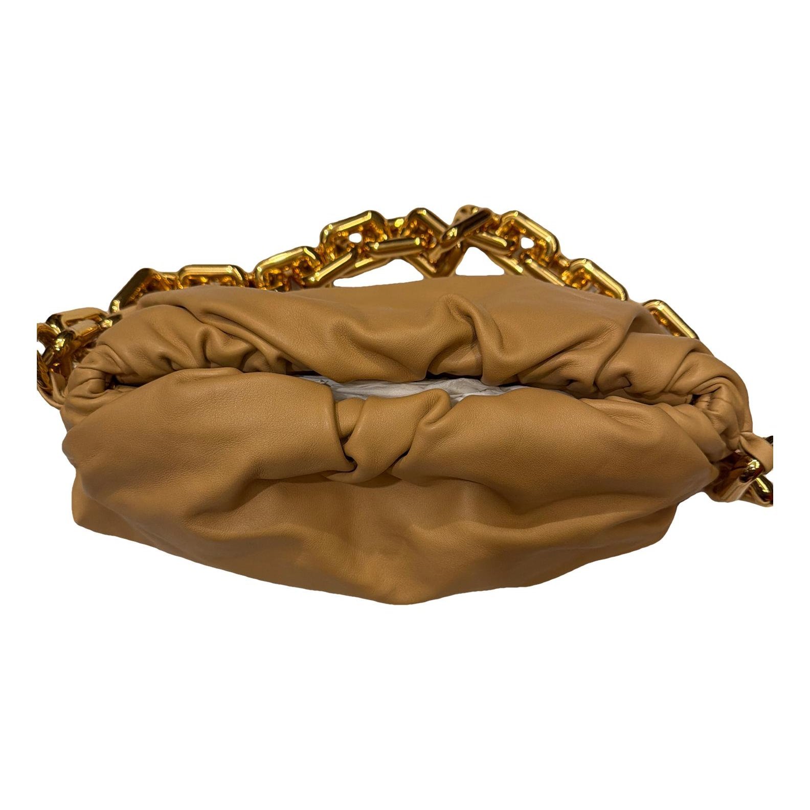 Chain Pouch leather handbag