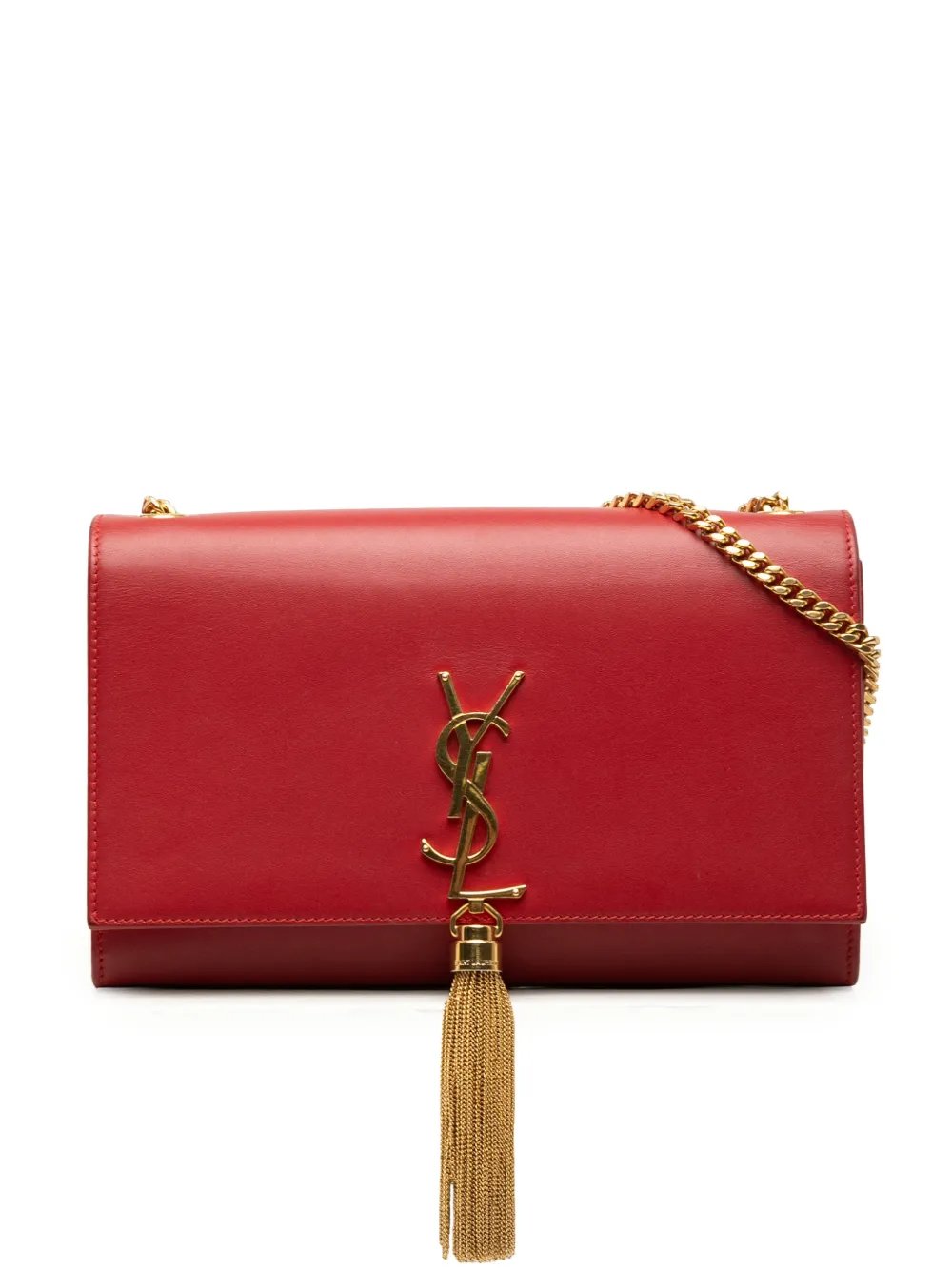 2017 Medium Smooth Calfskin Classic Monogram Kate Tassel crossbody bag