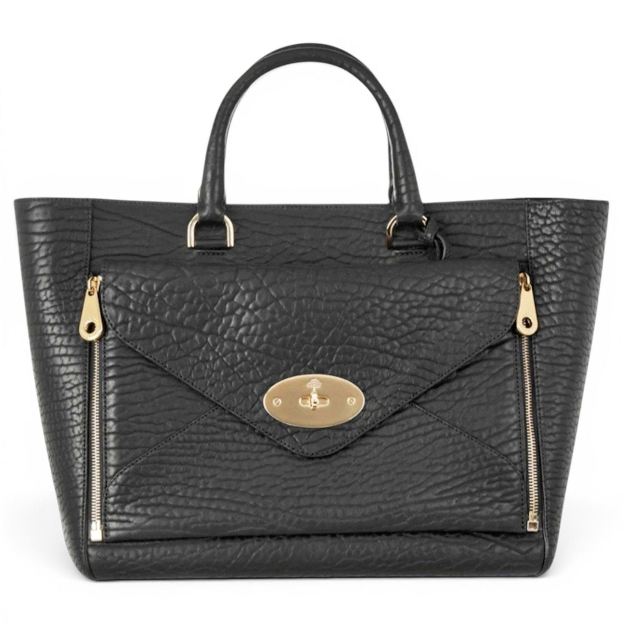 Willow leather tote
