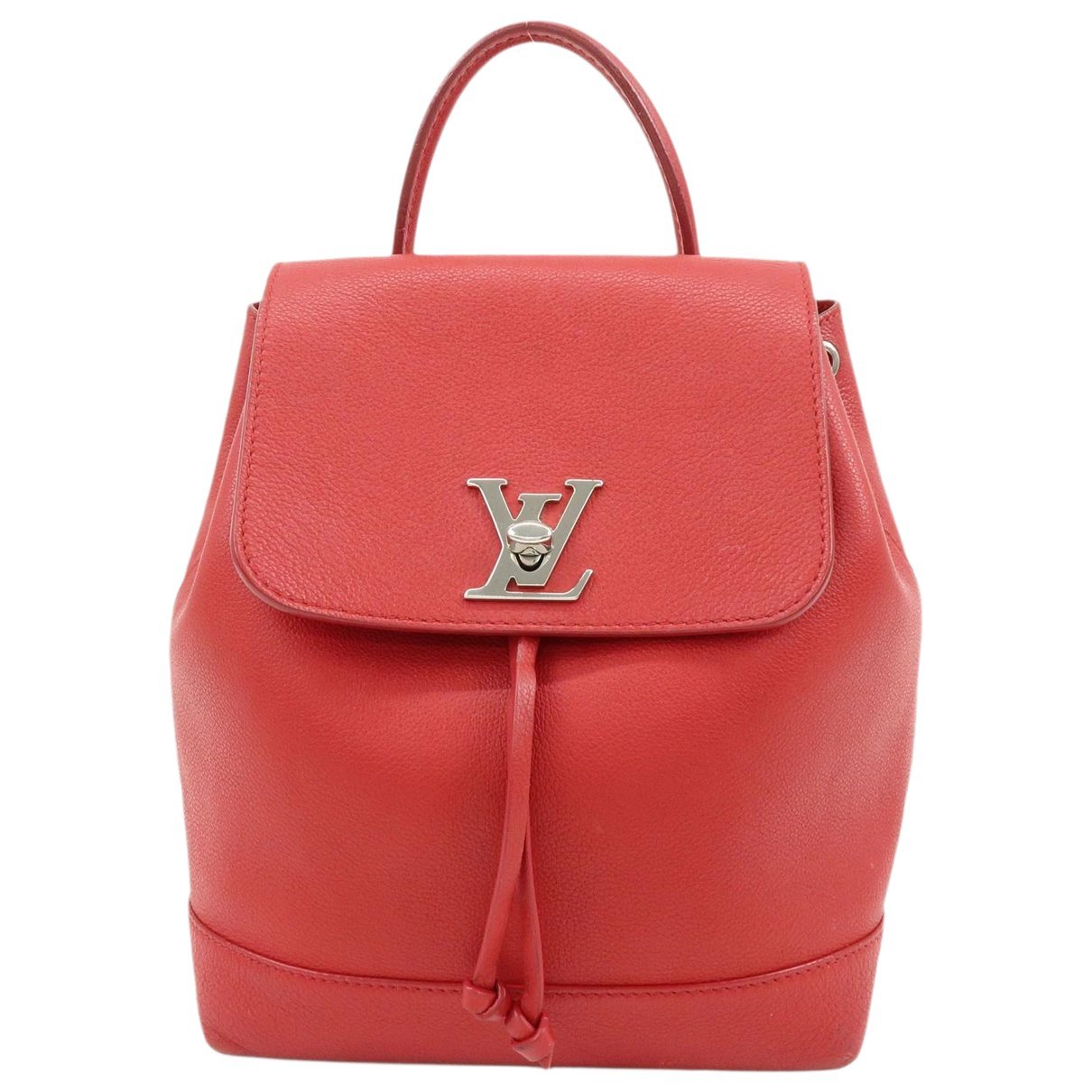 Lockme leather backpack