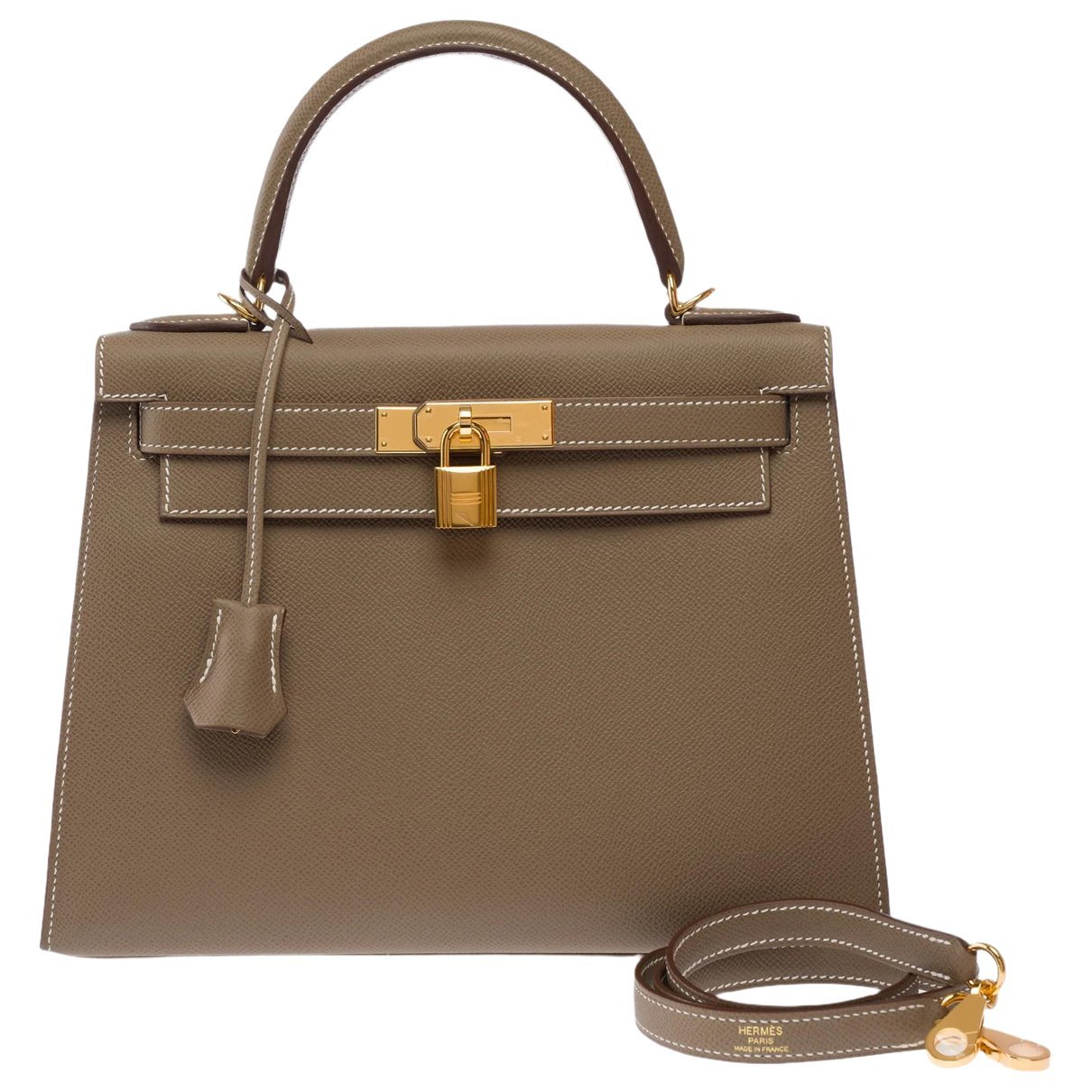 Kelly 28 leather handbag