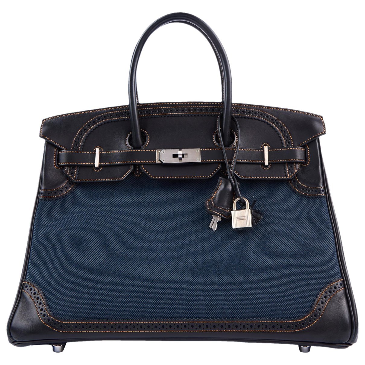 Hermes Birkin 35 Handbag Evercalf Leather 2012
