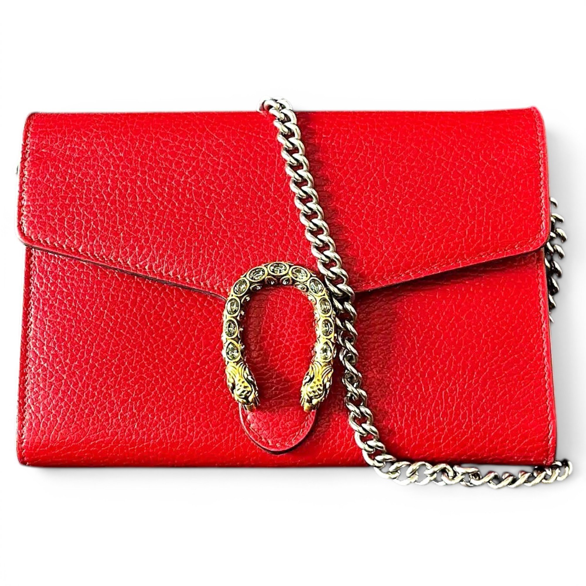 Dionysus Chain Wallet leather handbag