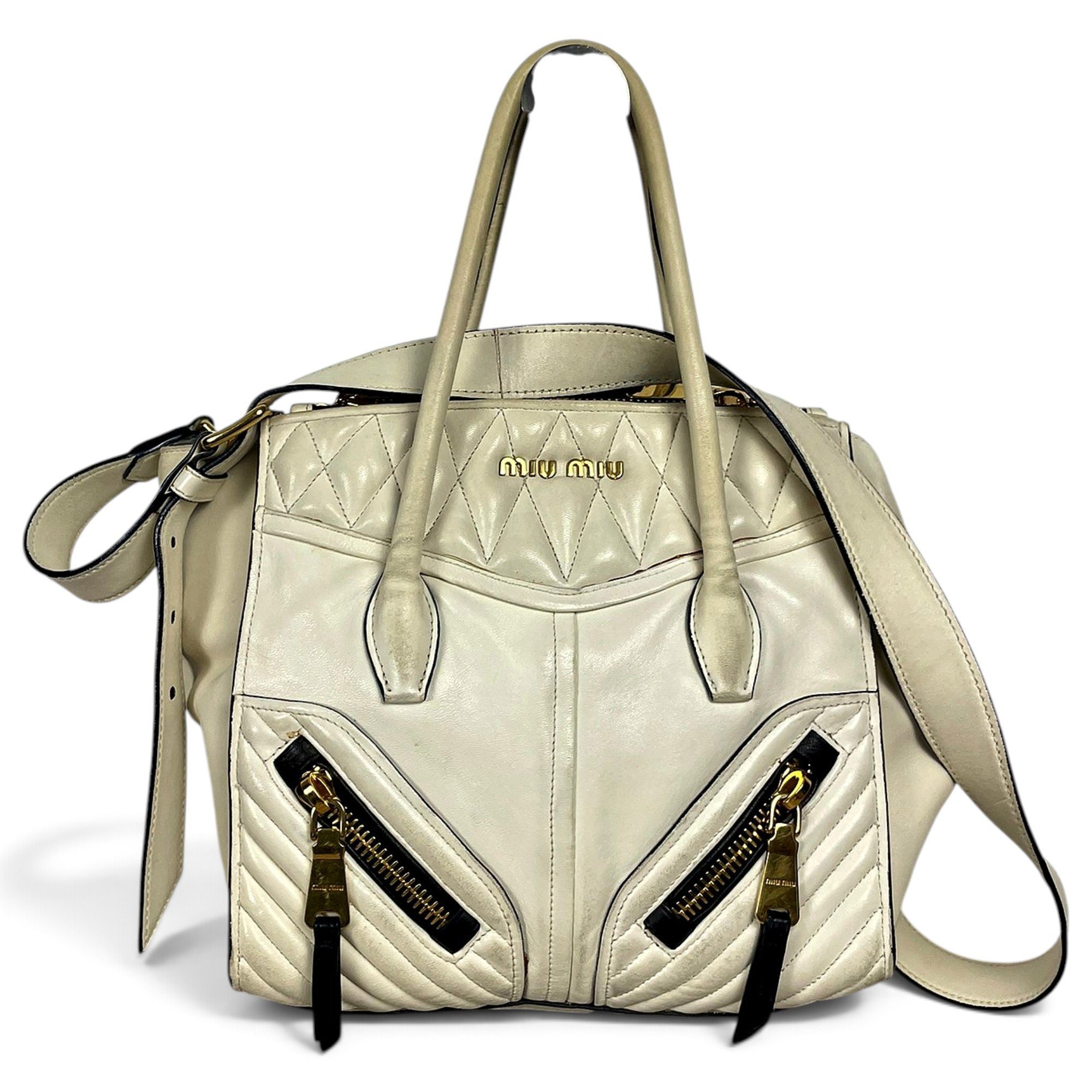 Leather handbag