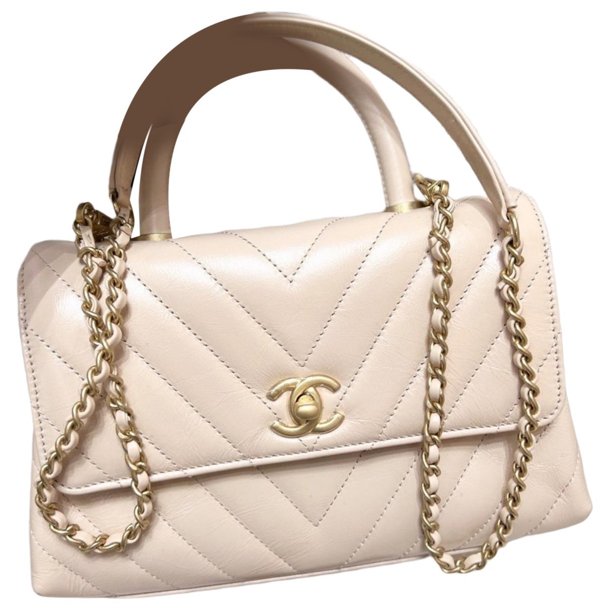 Coco Handle leather handbag