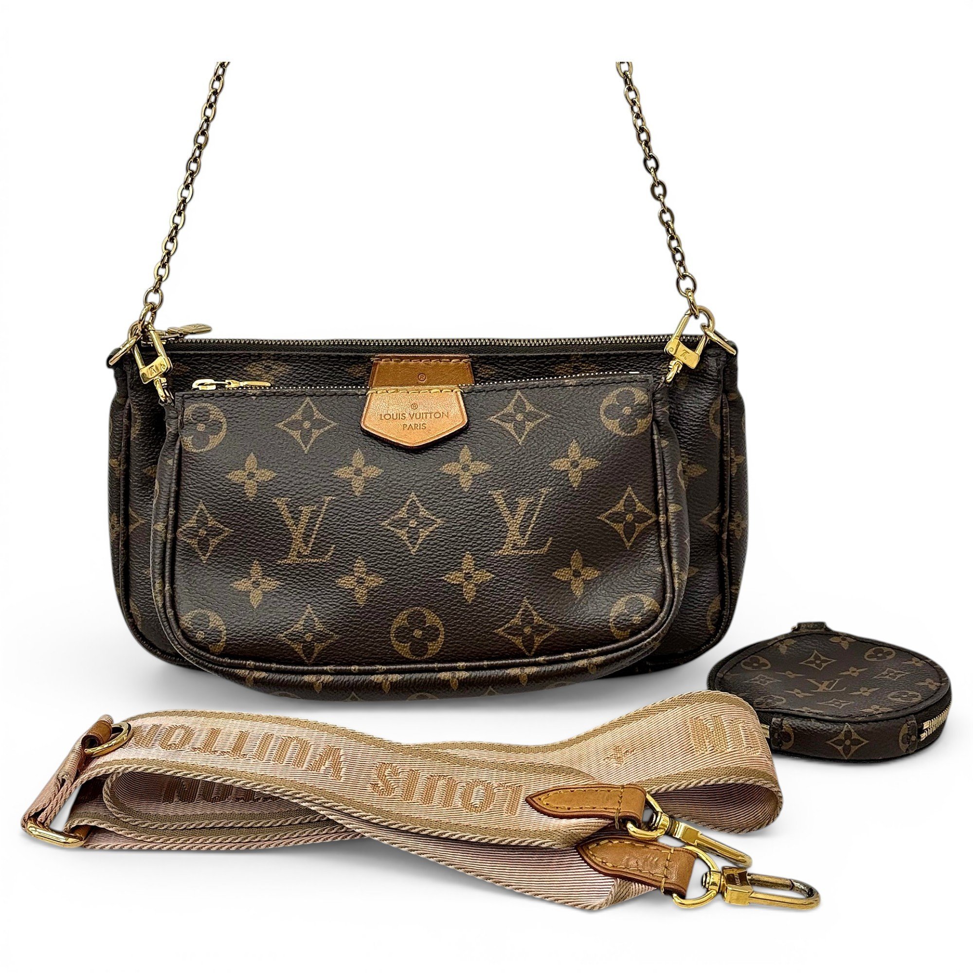 Multi Pochette Accessoires leather handbag
