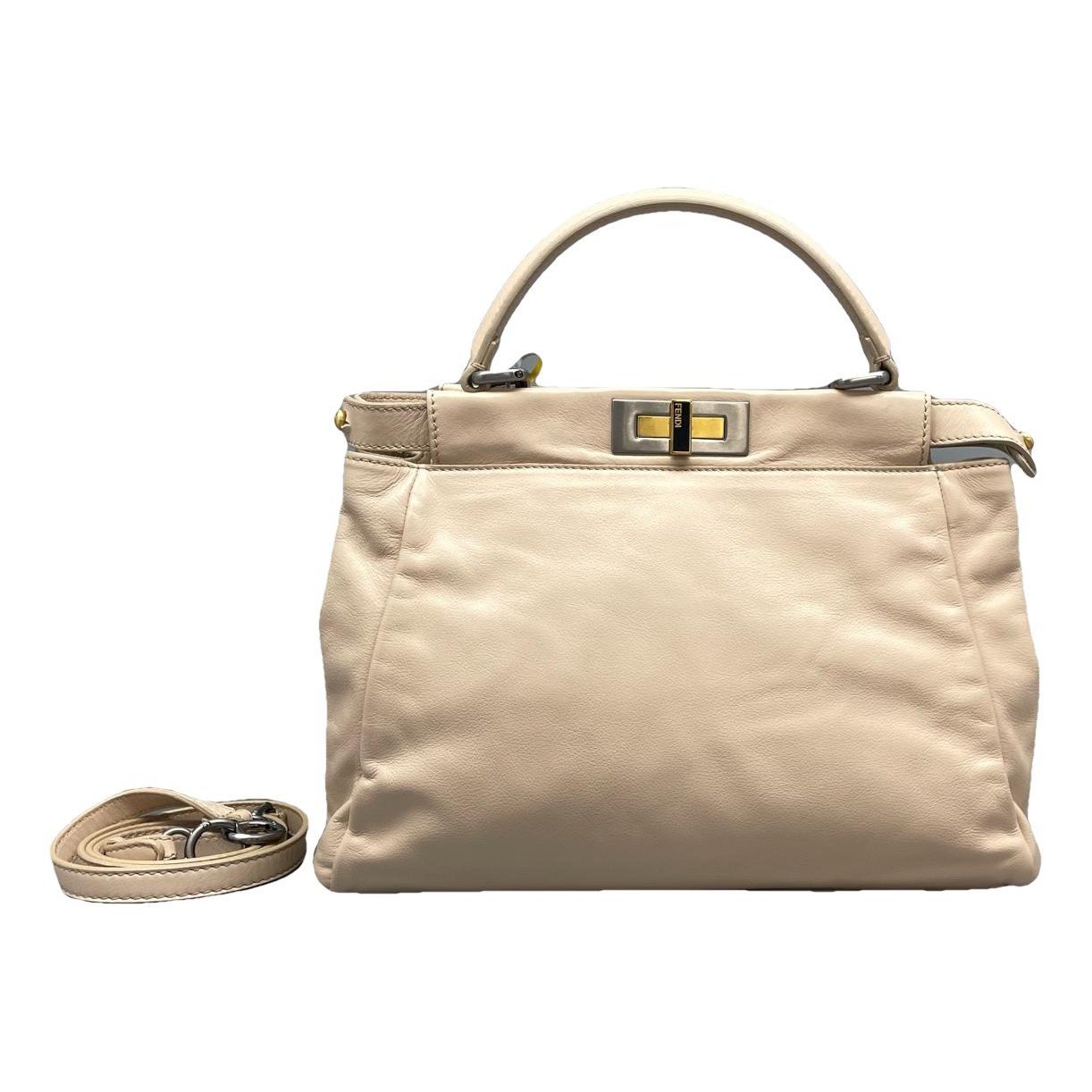 Peekaboo leather handbag