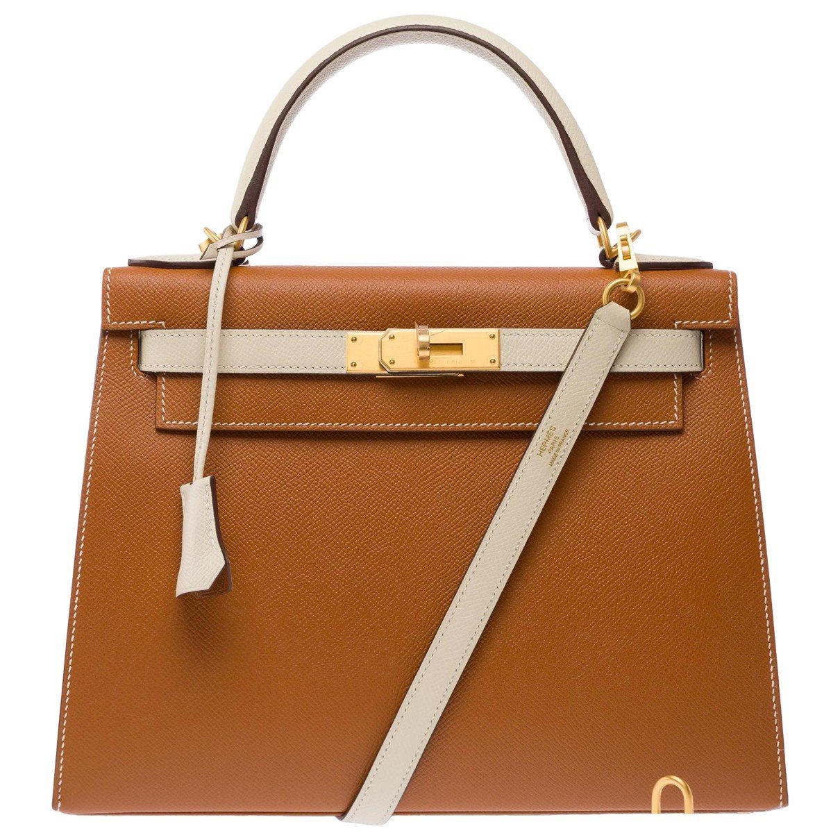 Kelly 28 leather handbag