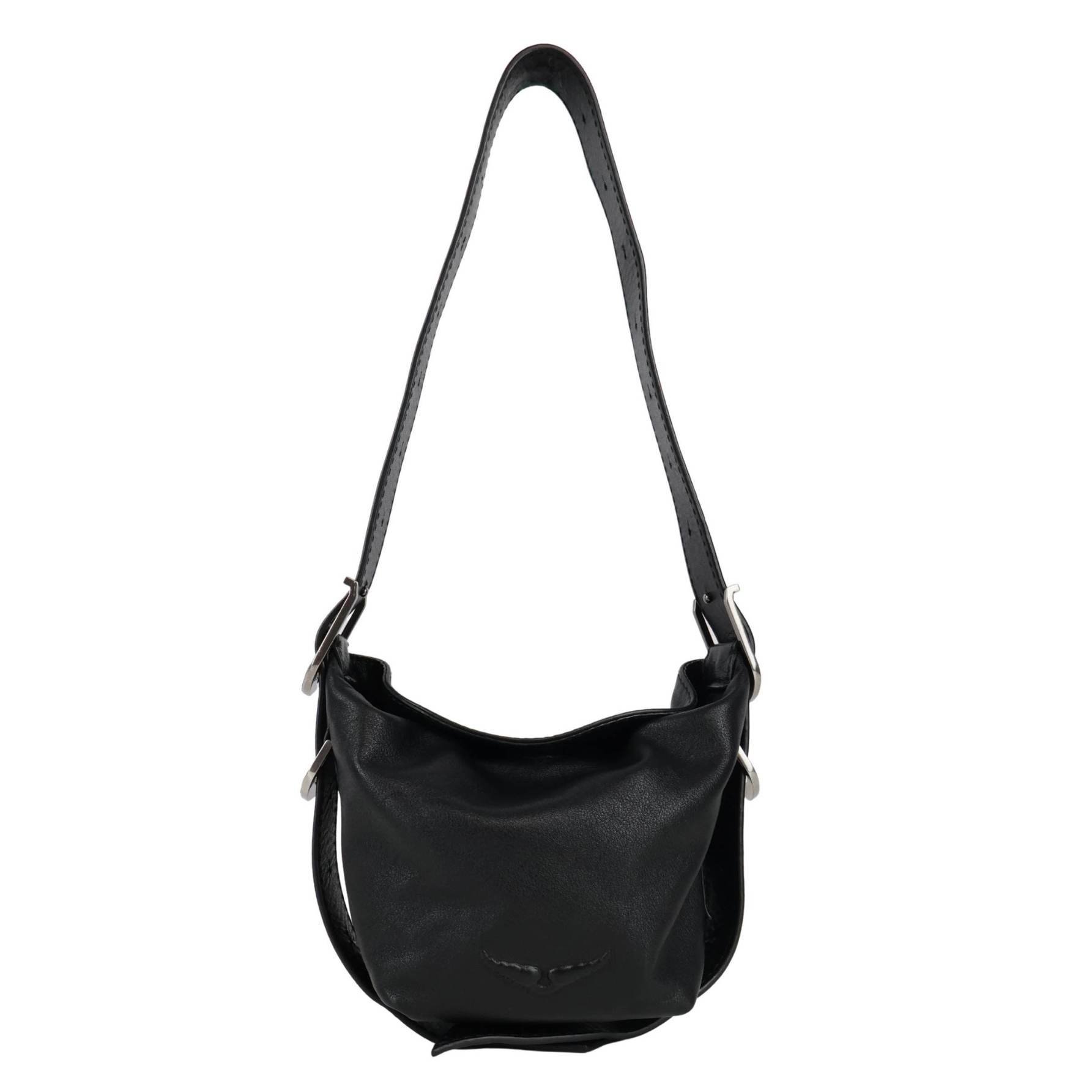 Leather crossbody bag