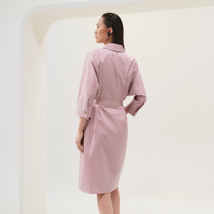 Rose Cancan Shirt Dress