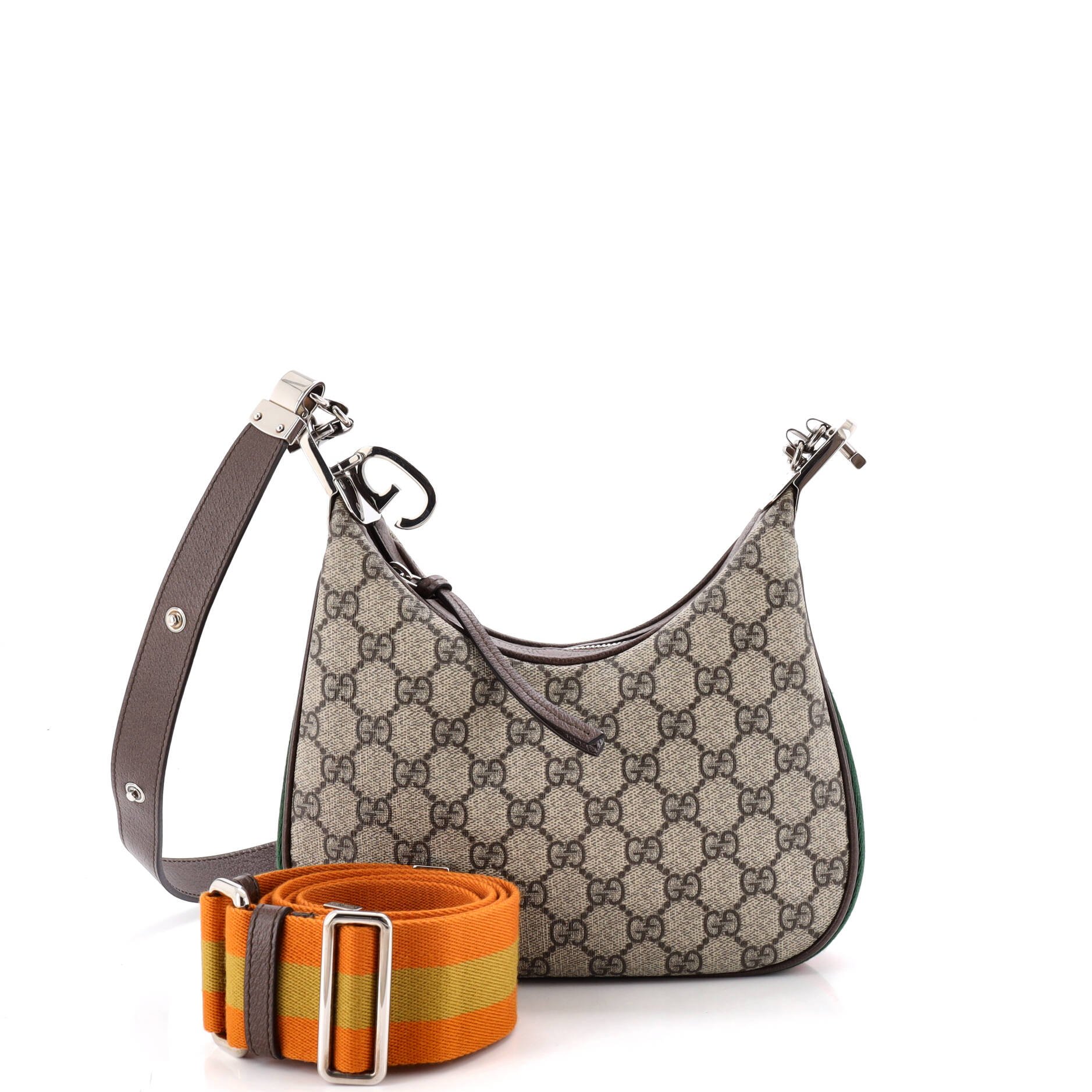 Attache Shoulder Bag GG Coated Canvas Small