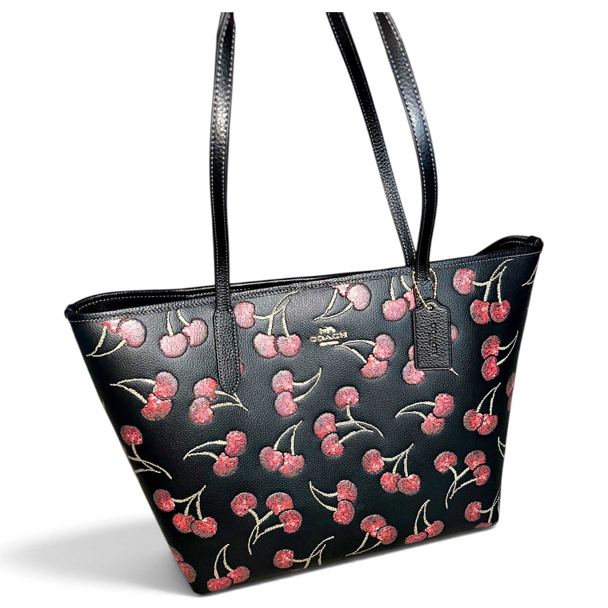 Leather tote