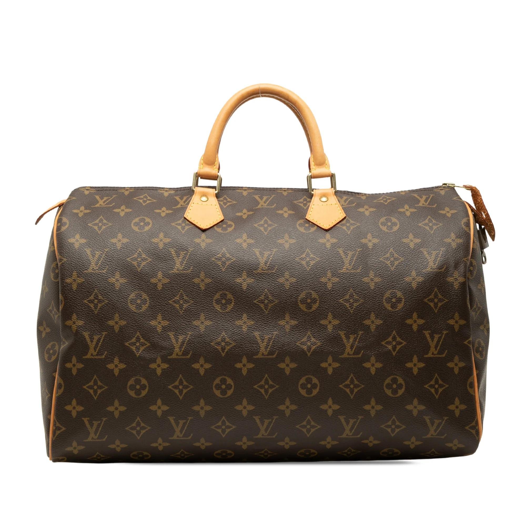 Speedy leather bag