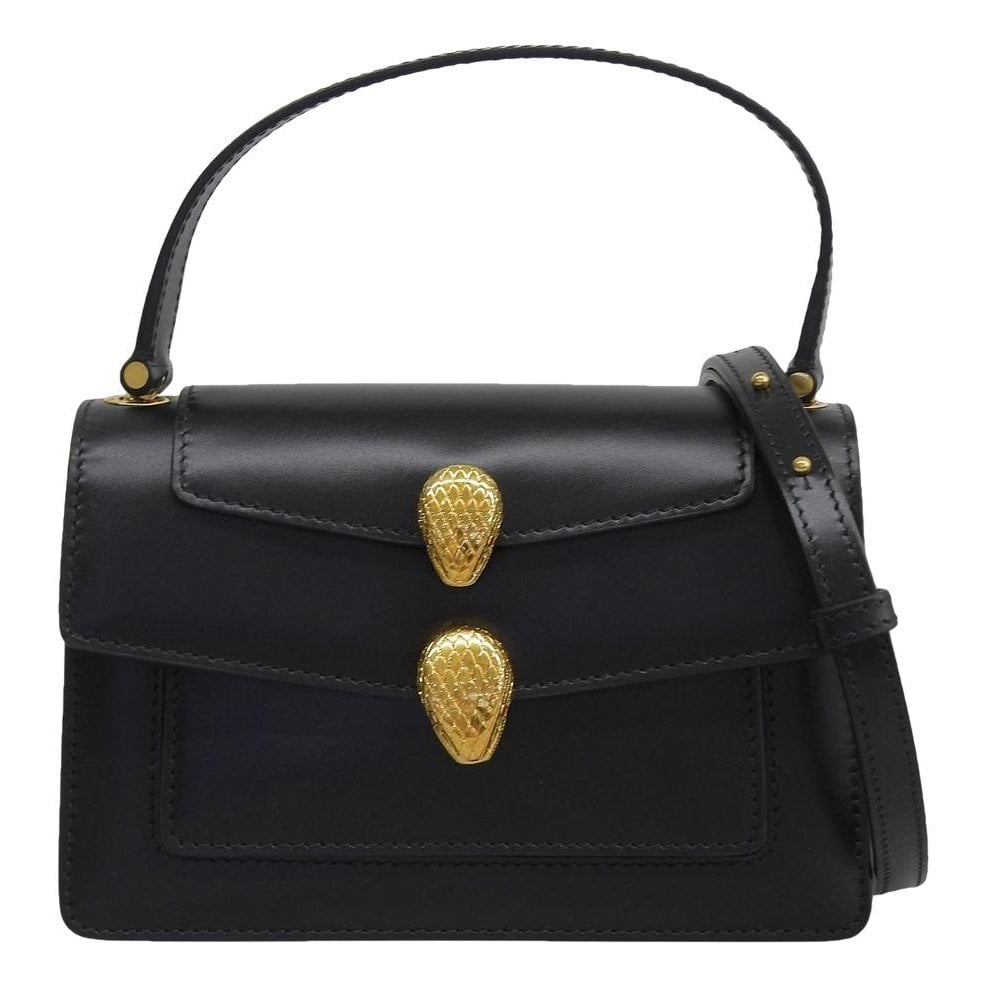 Serpenti leather handbag