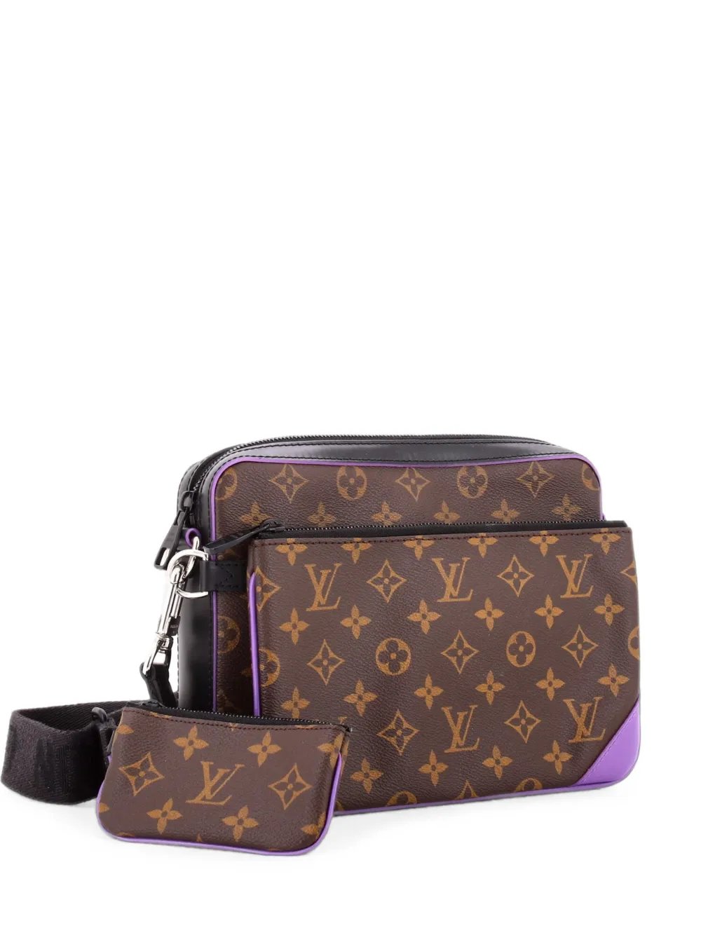 Trio Messenger Bag Macassar Monogram Canvas crossbody bag